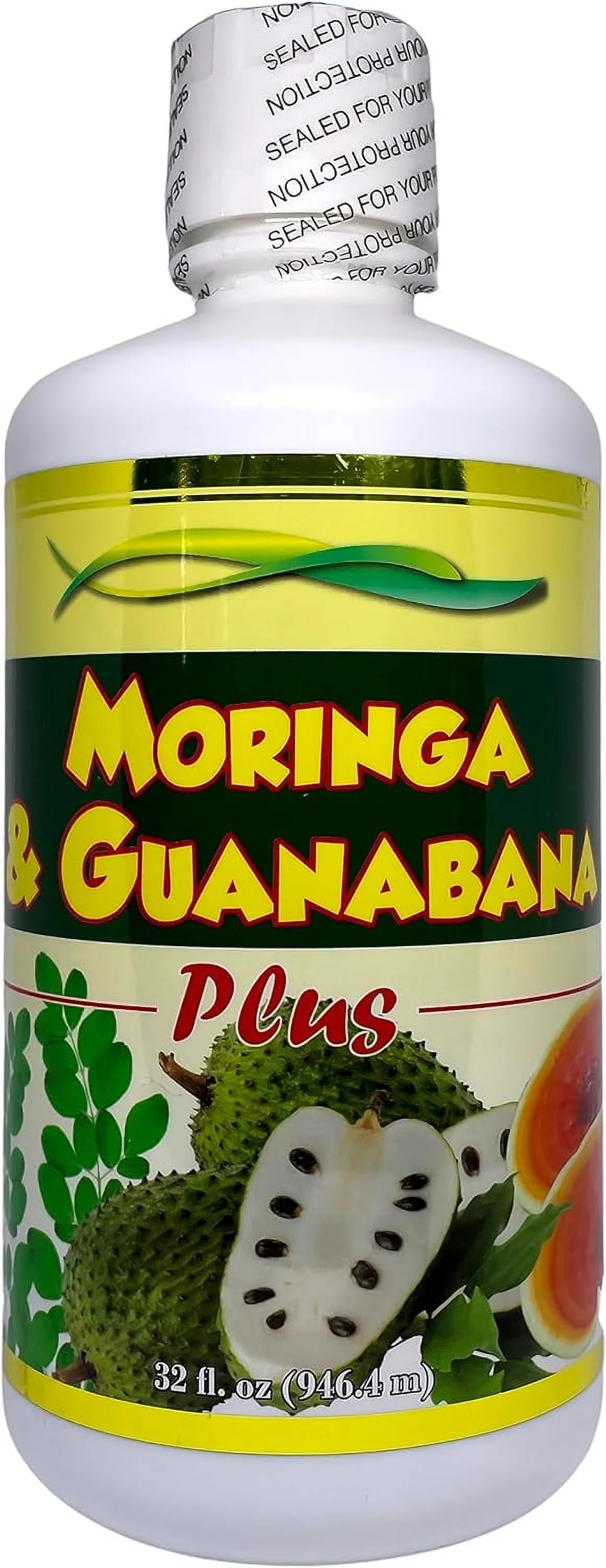 Productos El Colibri Moringa and Guanabana Liquid Dietary Supplement 32 floz