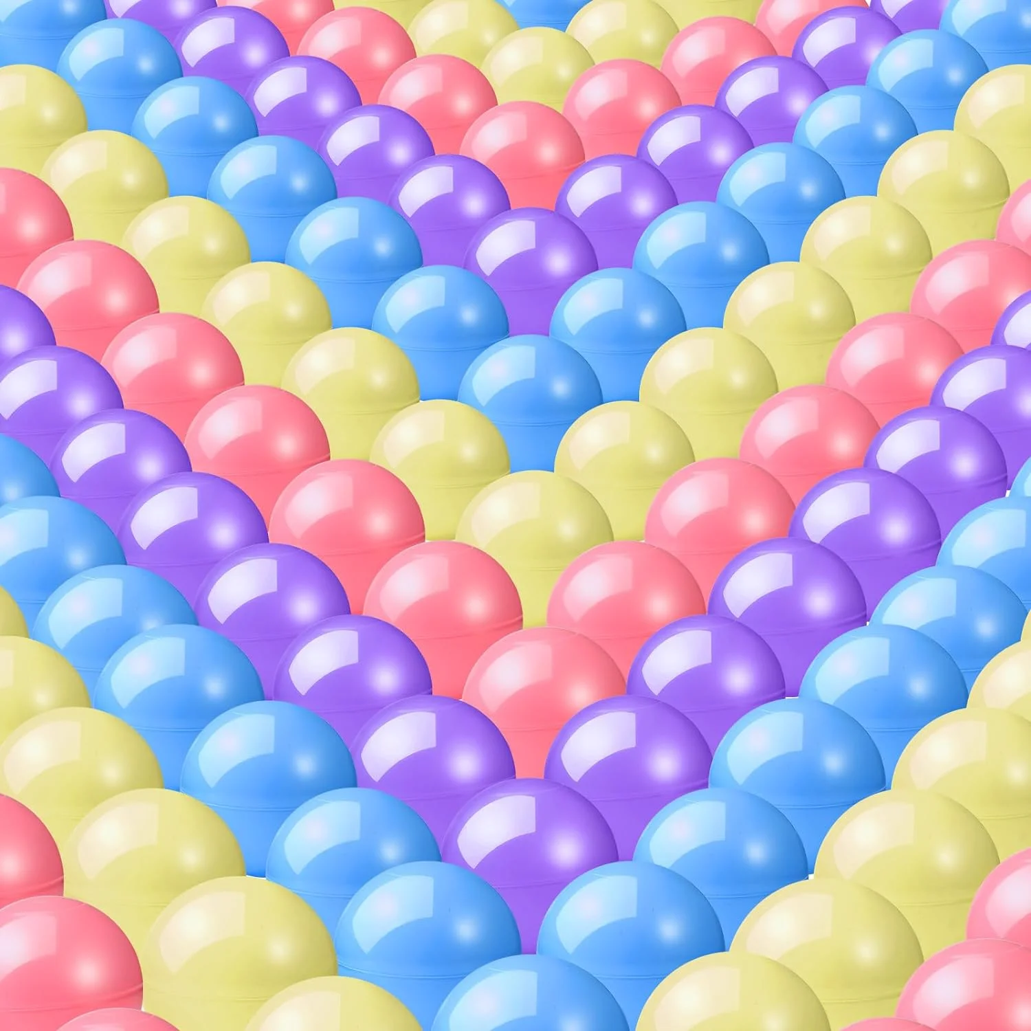 1000 Pcs Colorful Ball 2.2 Inch Soft Plastic Ocean Ball Crush Proof Outside Toys Balls Pool House Playground Equipment Accessories