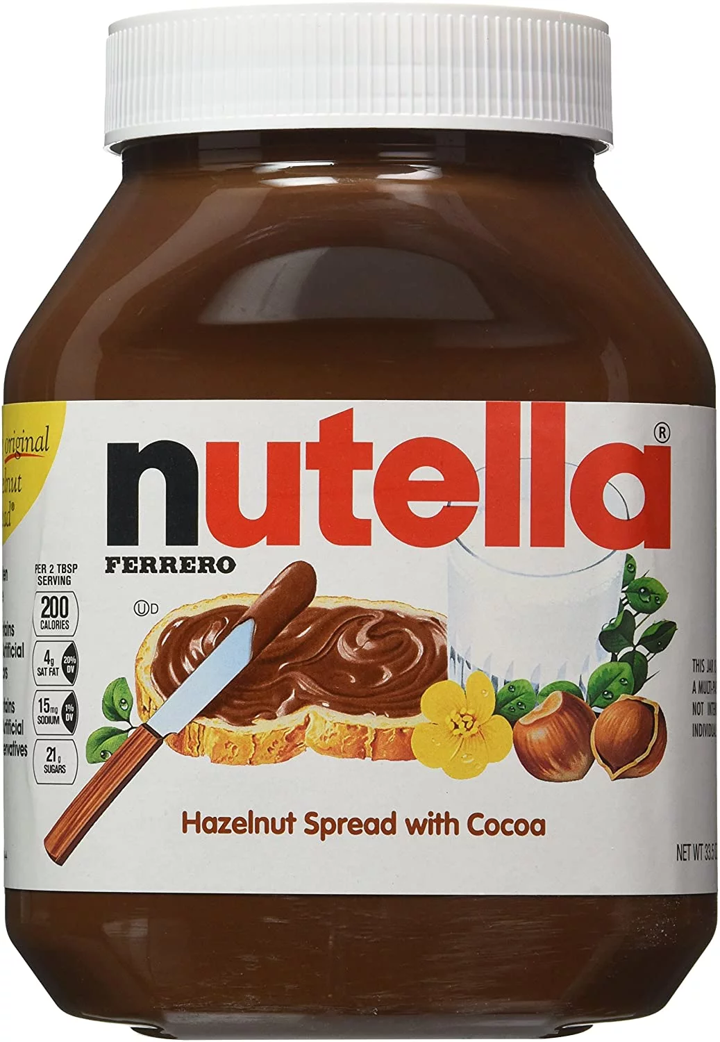 Nutella Hazelnut Spread, 33.5 oz