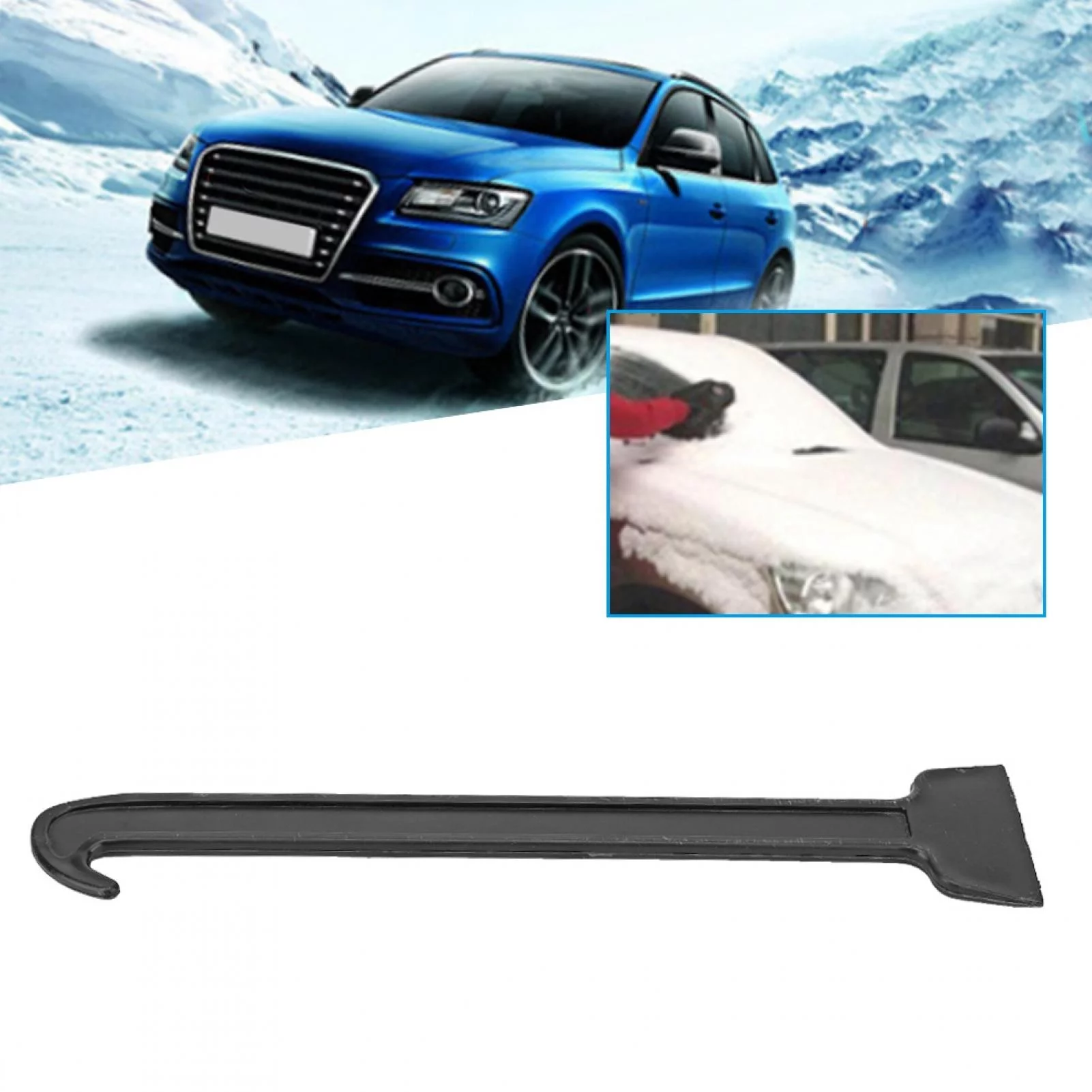 Ice Scraper, Practical Winter Car Body Window Snow Brush, Snow Removal Tool