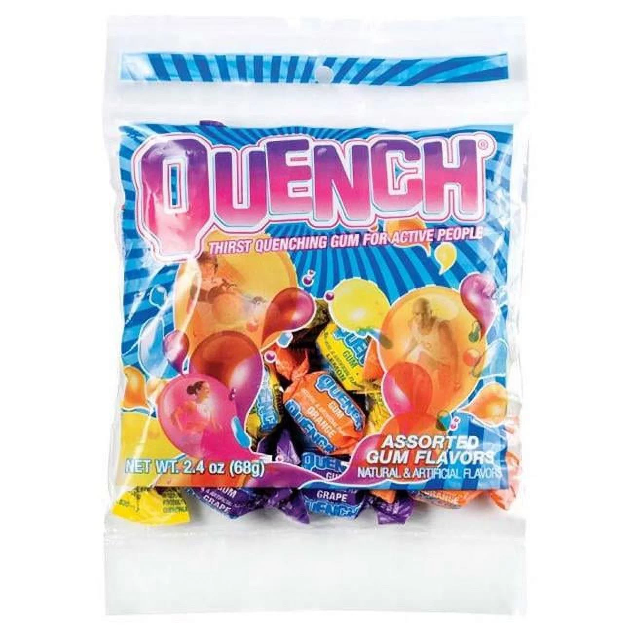 Mueller  2.4 oz Quench Gum Candy with Assorted Flavor