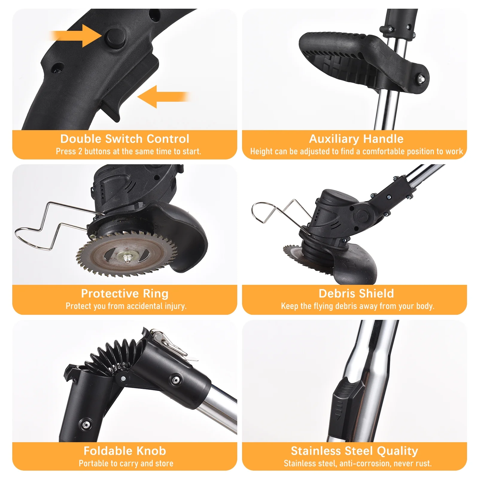 Electric Lawn Mower,And Bush Lawn 12v Adjustable Metal Weed 12v Adjustable Metal And Bush Qiuni Weed Eater Weed Snnozy