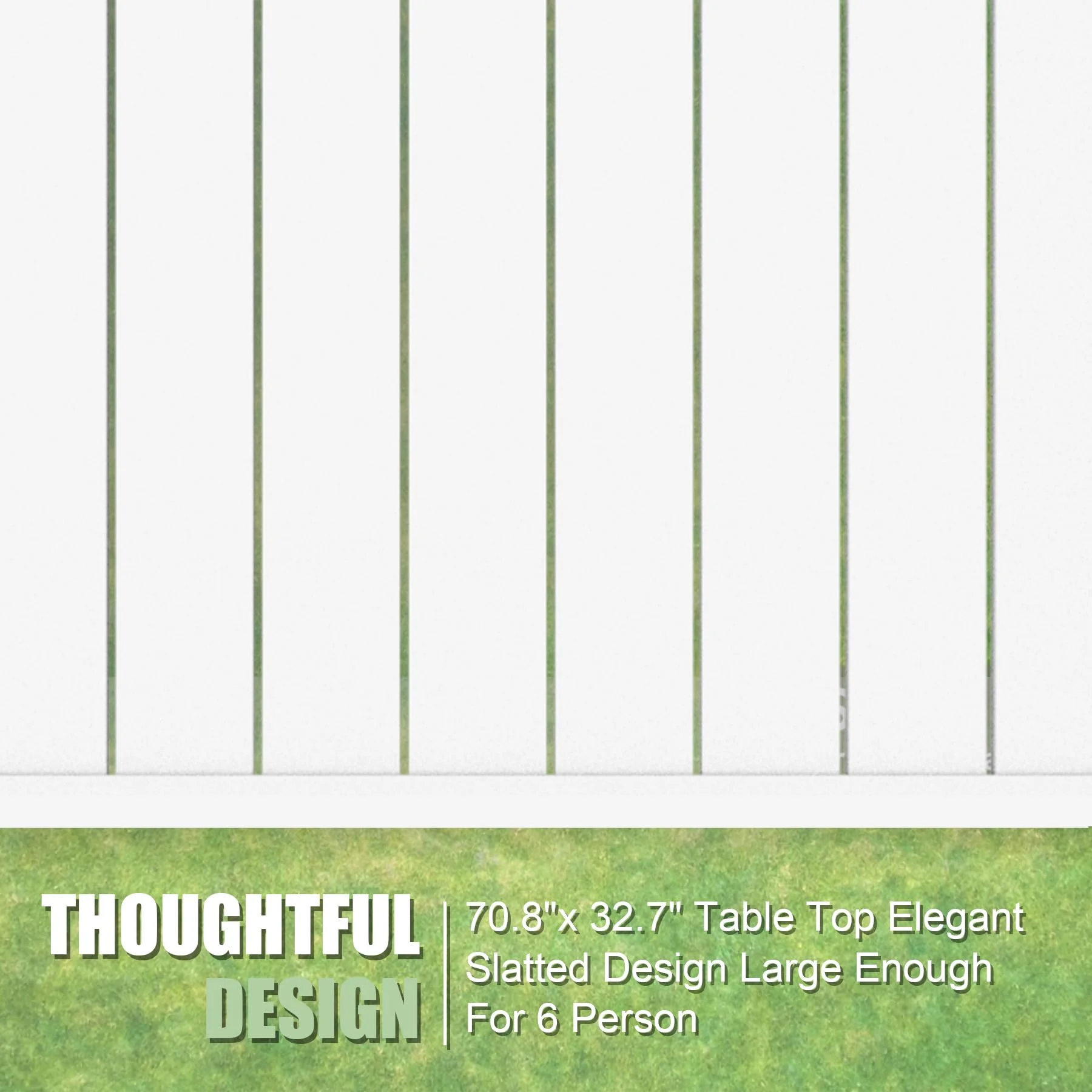 DeeHome Aluminum Patio Extendable Dining Table 35