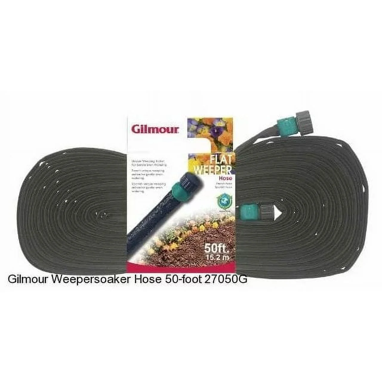 50' Gilmour Flat Weeper/Soaker Garden Hose - Sprinkler Watering - Water Hoses