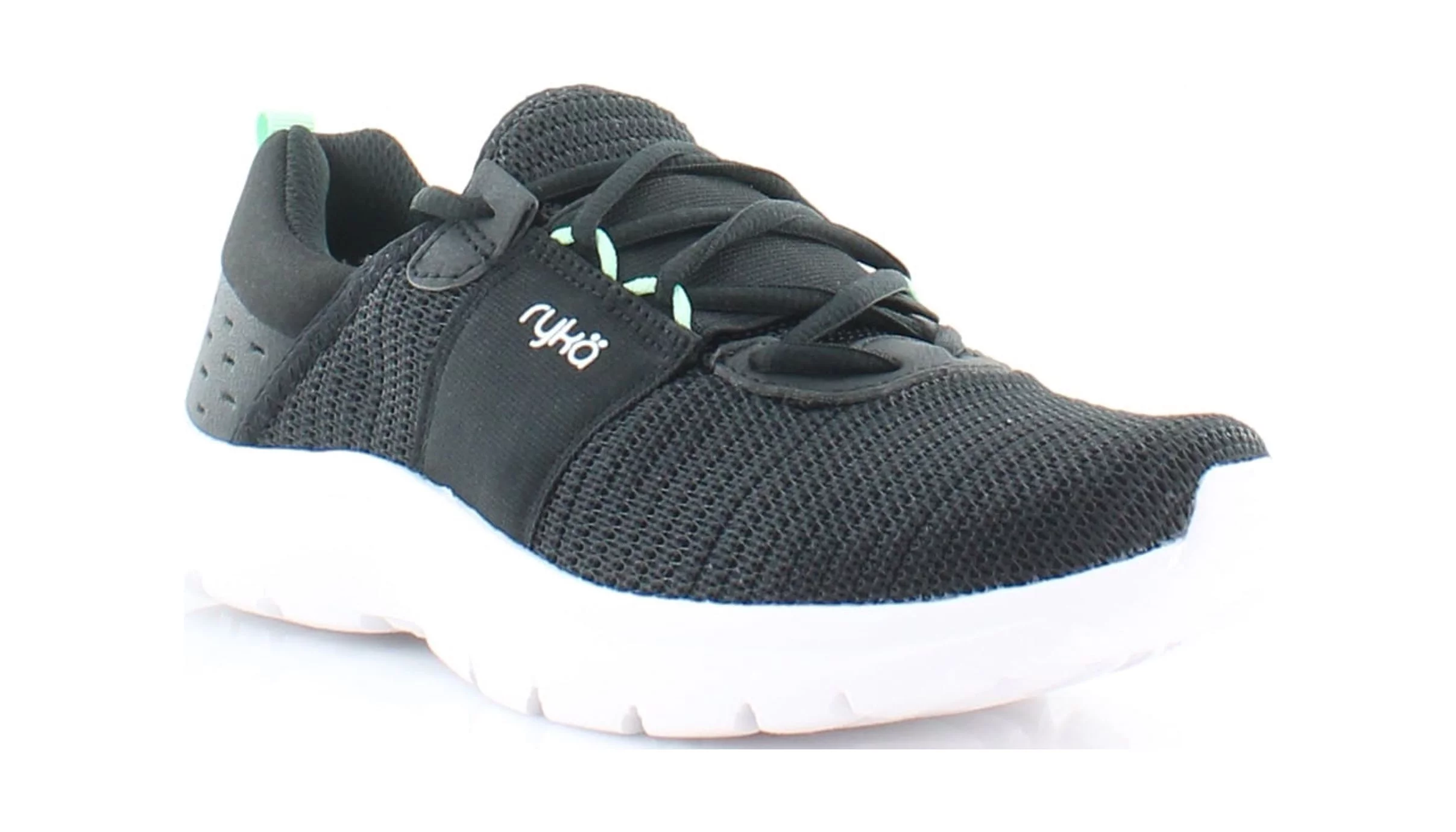 Ryka Womens Willow Black Walking Shoes Size 5.5