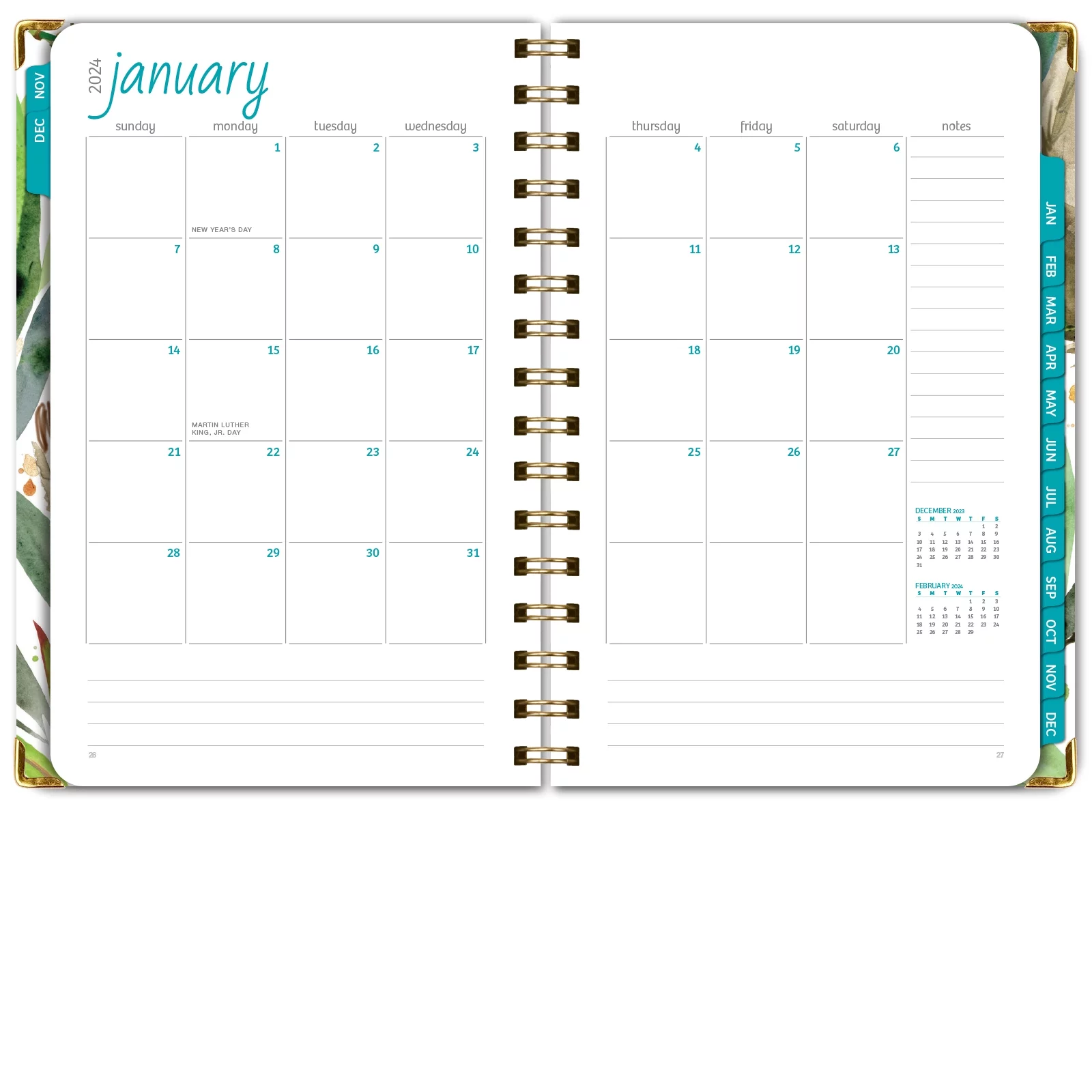 Hardcover CY 2024 Fashion Planner - 5.5