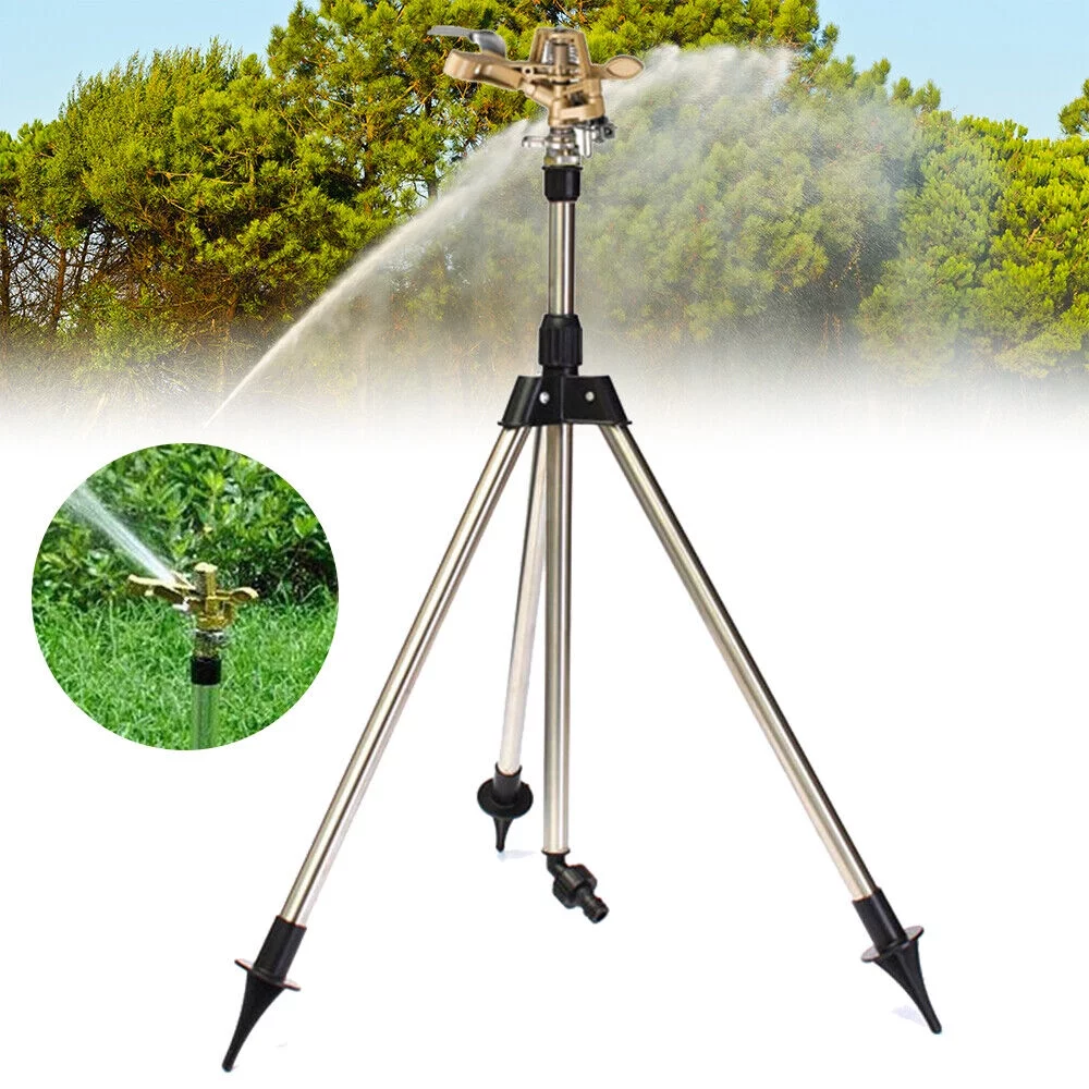 New Lawn Tripod Sprinkler Agriculture Irrigation Equipment 360° Spray Watering