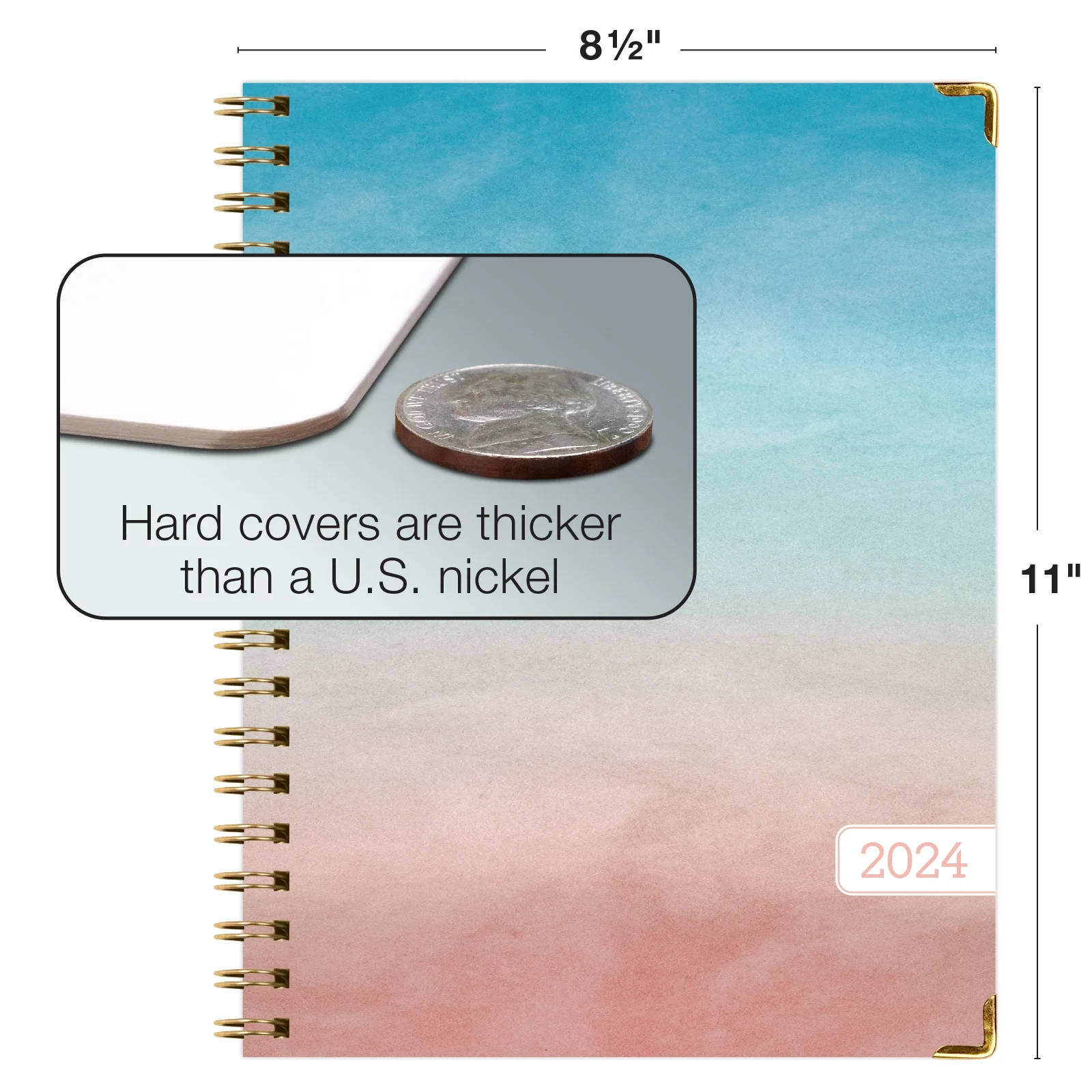 Hardcover CY 2024 Fashion Planner - 8.5