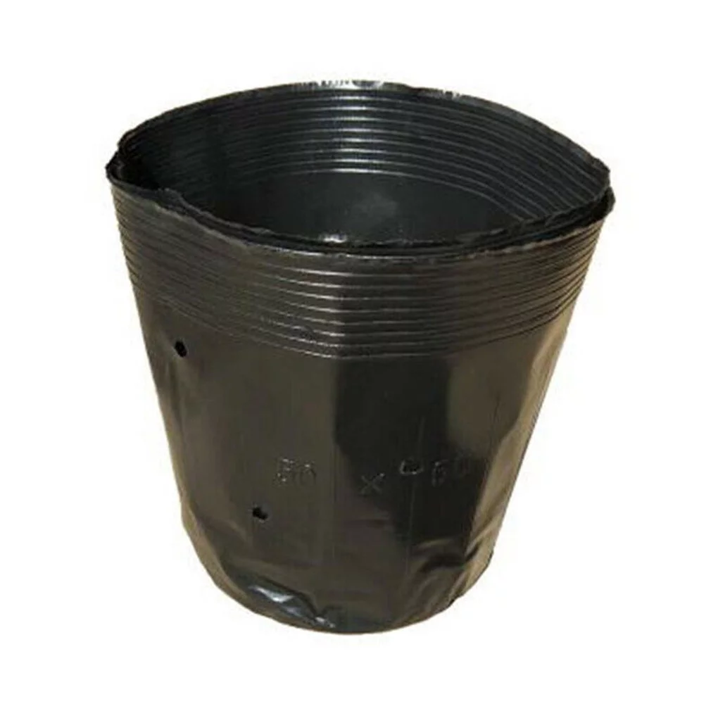 100pcs Plastic Planter Pot Home Garden Greenhouse Plant Nursery Flower Planting Seedling Grow Pot Portable Seeding Pots  15*13