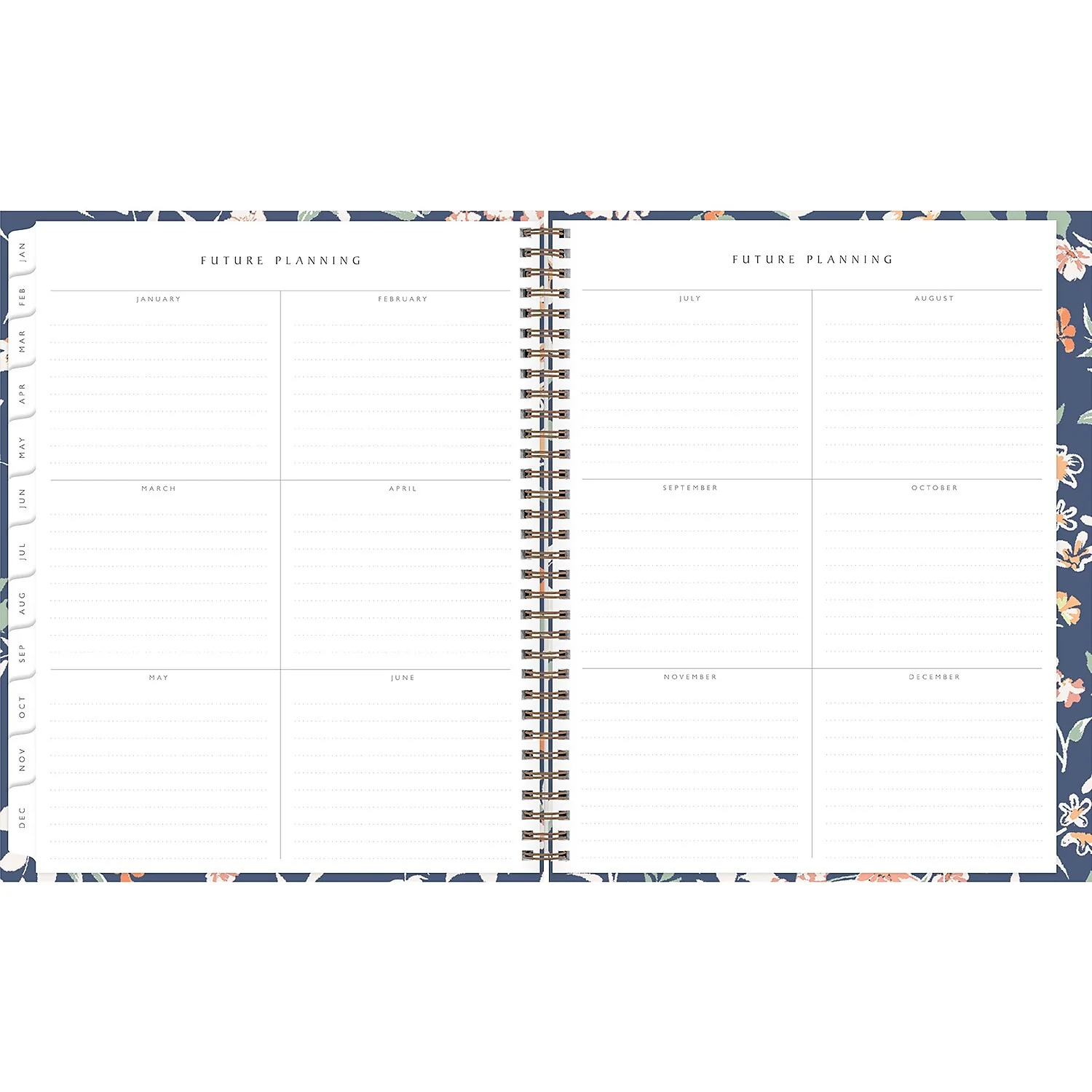 2024 Weekly Monthly Planner, 8.5x11, Blue Sky, Effie