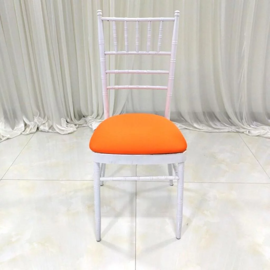 1Piece Stretchy Dining Room Chair Seat Cover Outdoor Wedding Decor Orange