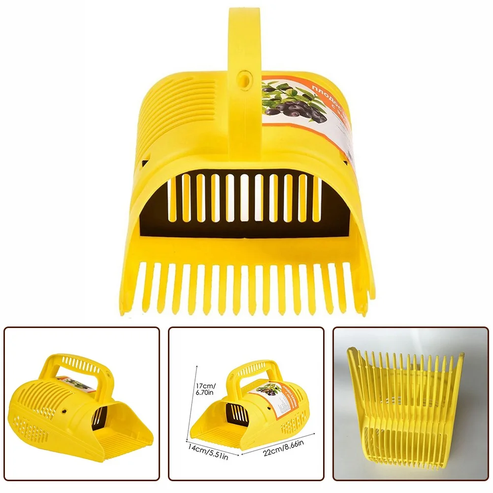 Blueberry Picker Berry Picker Rakes with Comb Teeth Large Capacity Garden Tool