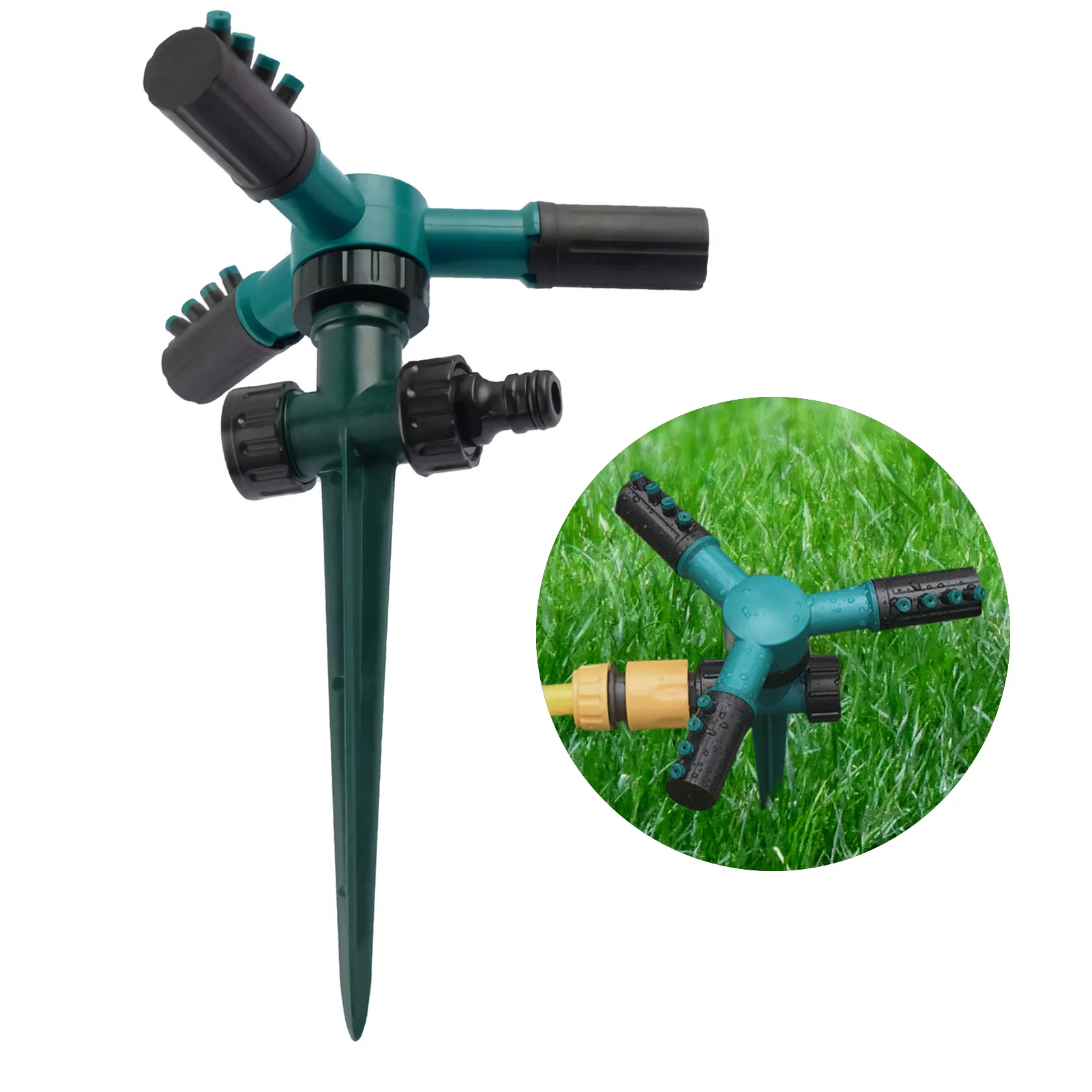 Lawn Sprinkler,With Adjustable Nozzle Sprinkler With Rotary Sprinkler Tool Sprayer And Sprinkler Nozzle Rotary Sprinkler Adjustable Nozzle Rotary Adben Lawn Sprinkler Eryue