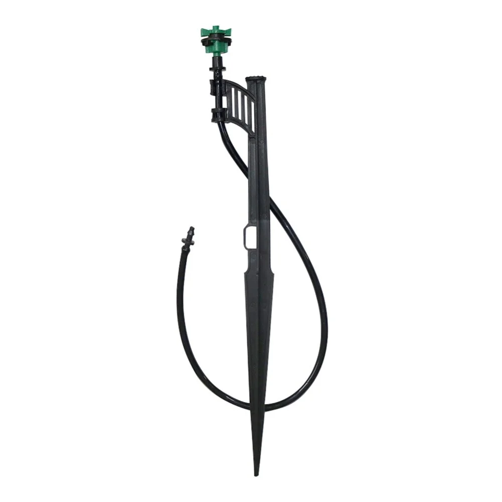 Spray up vertically Rotary Sprinkler with support rod  50cm 4/7mm hose Agricultural Irrigation Sprinklers kit 10 Set