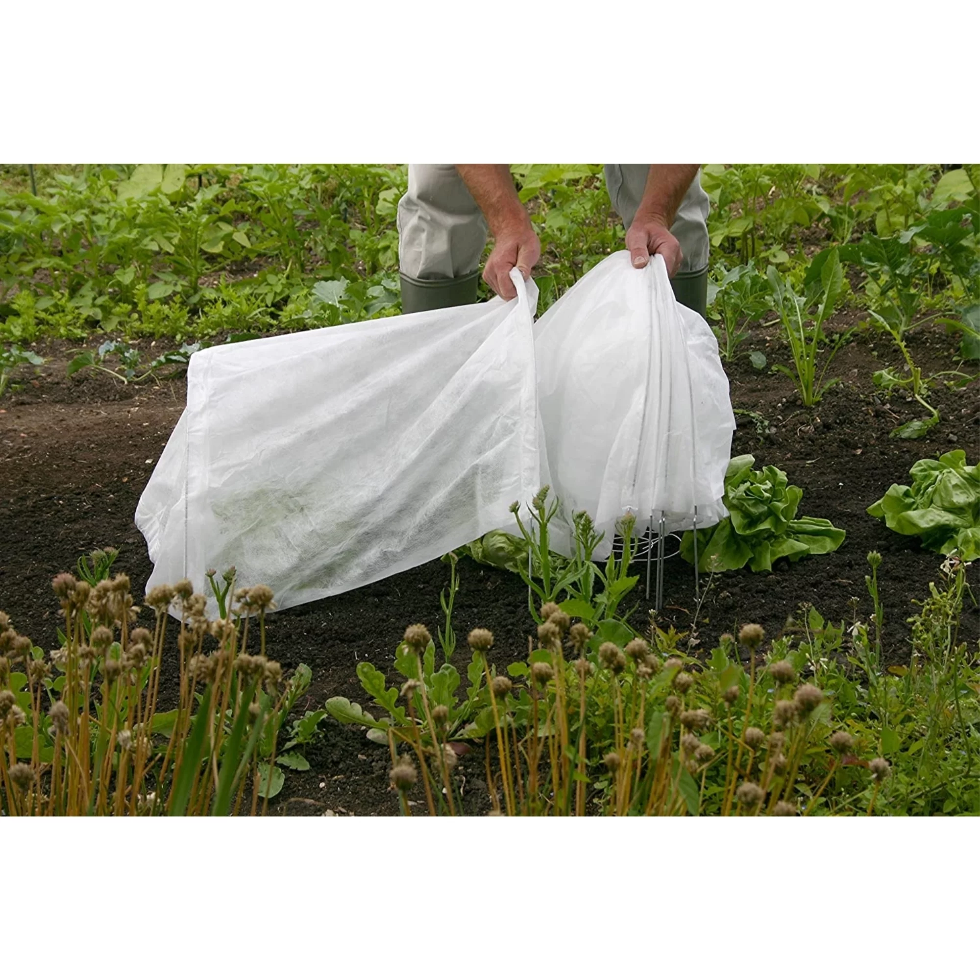 Tierra Garden (#50-5060) Haxnicks Giant Easy Fleece Tunnel Cloche, Standard