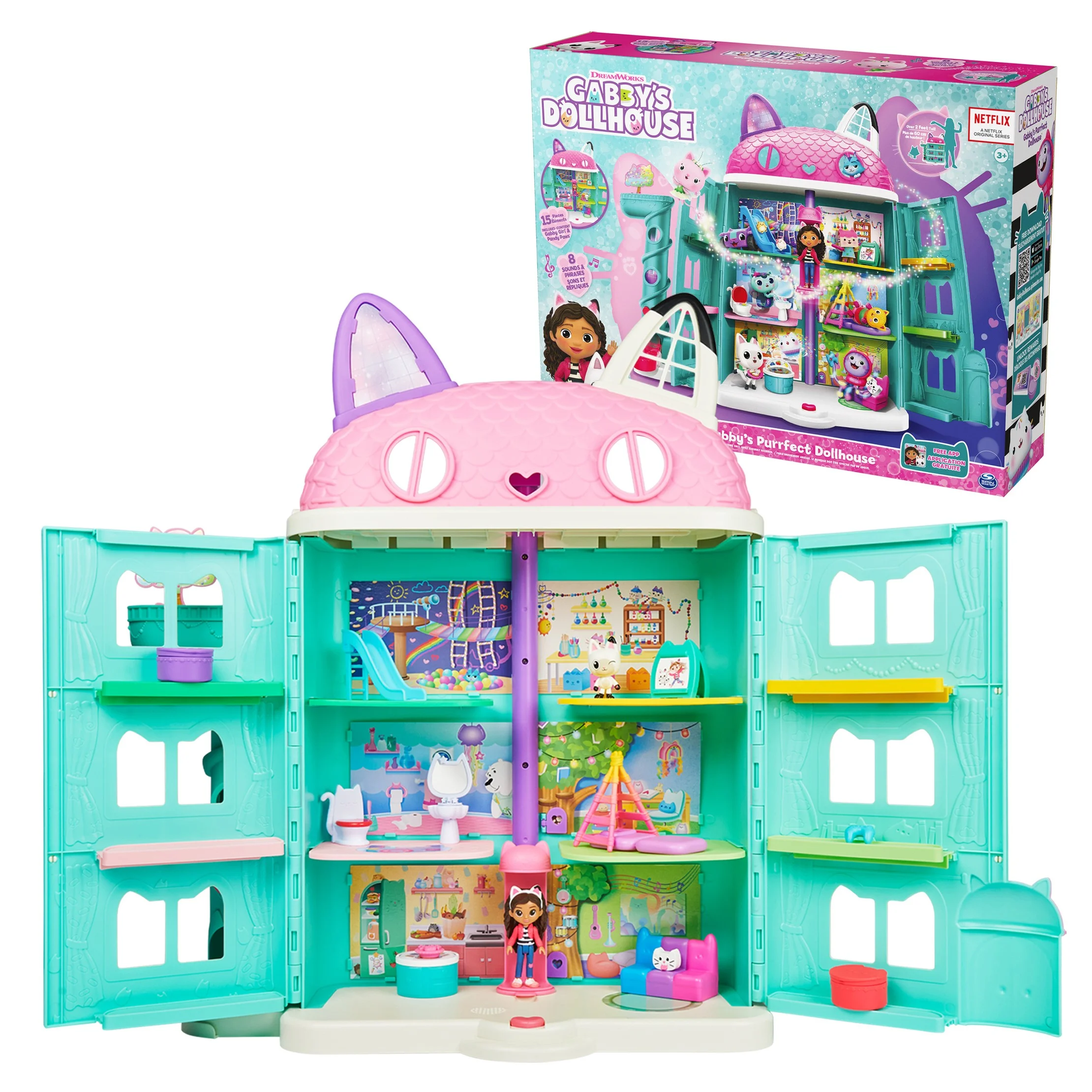 Purrfect Dollhouse Playset