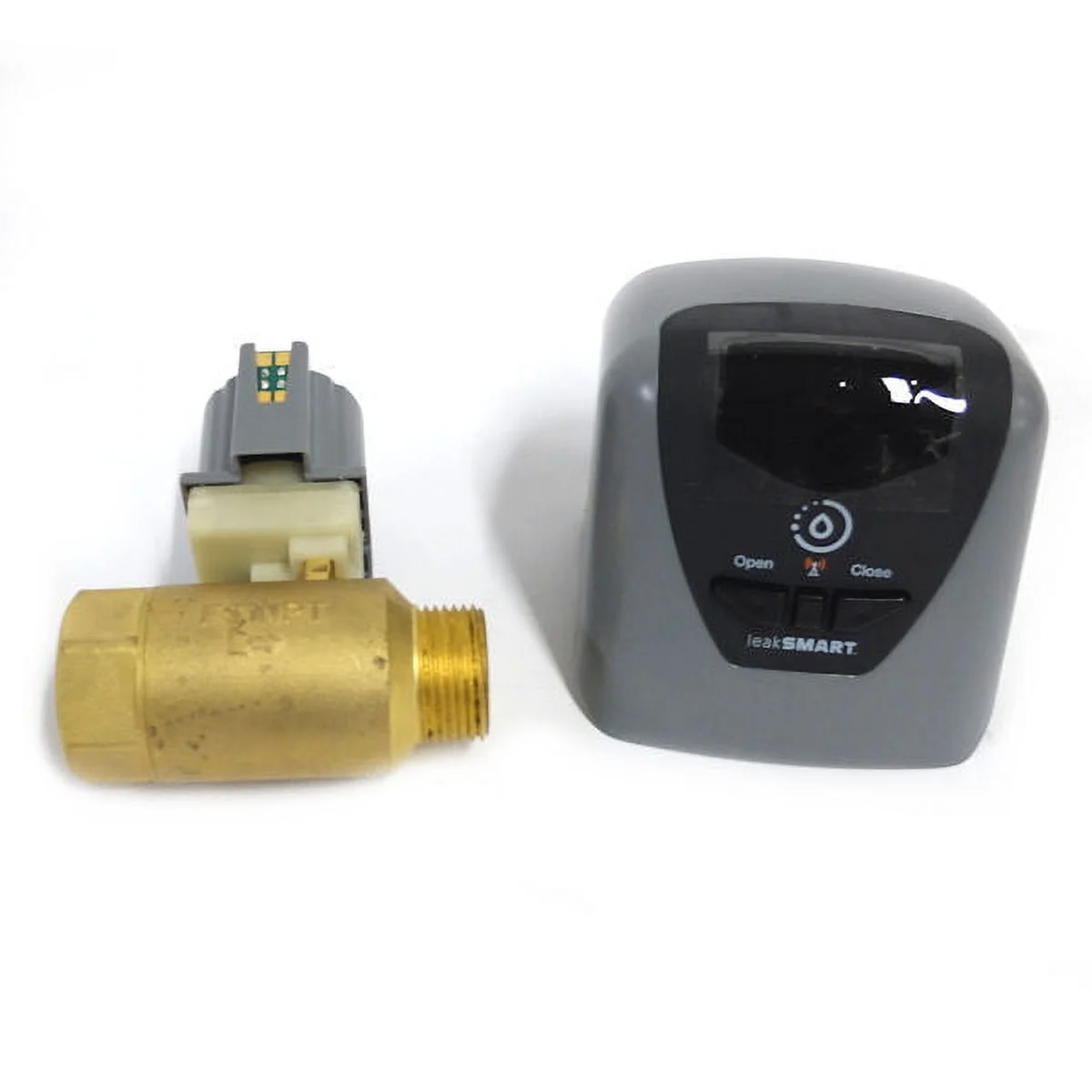 LeakSmart Brass 1-in Compression x 1-in Quarter Turn Straight Valve