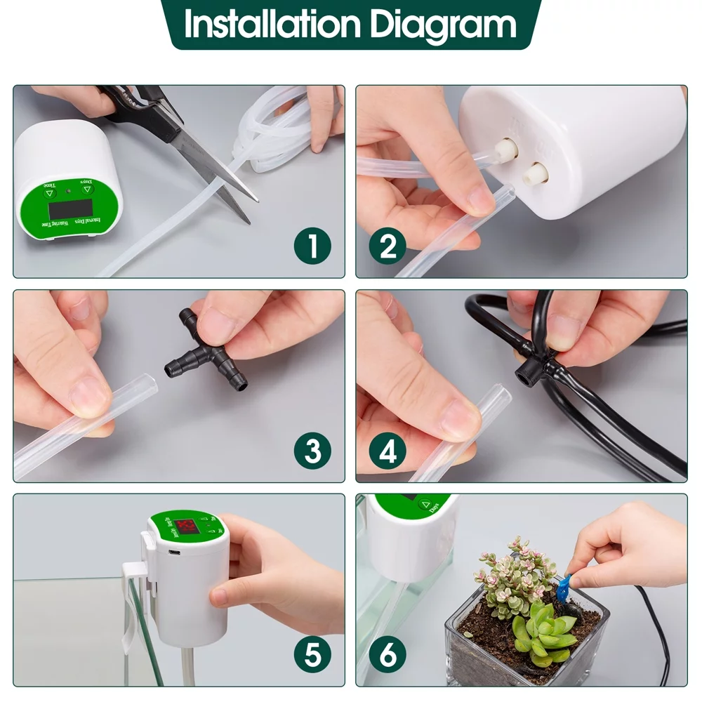 Irrigation ,Potted Waterer Drip Kit Timed Waterer Drip Adben Vation Iuppa Eryue Qudai