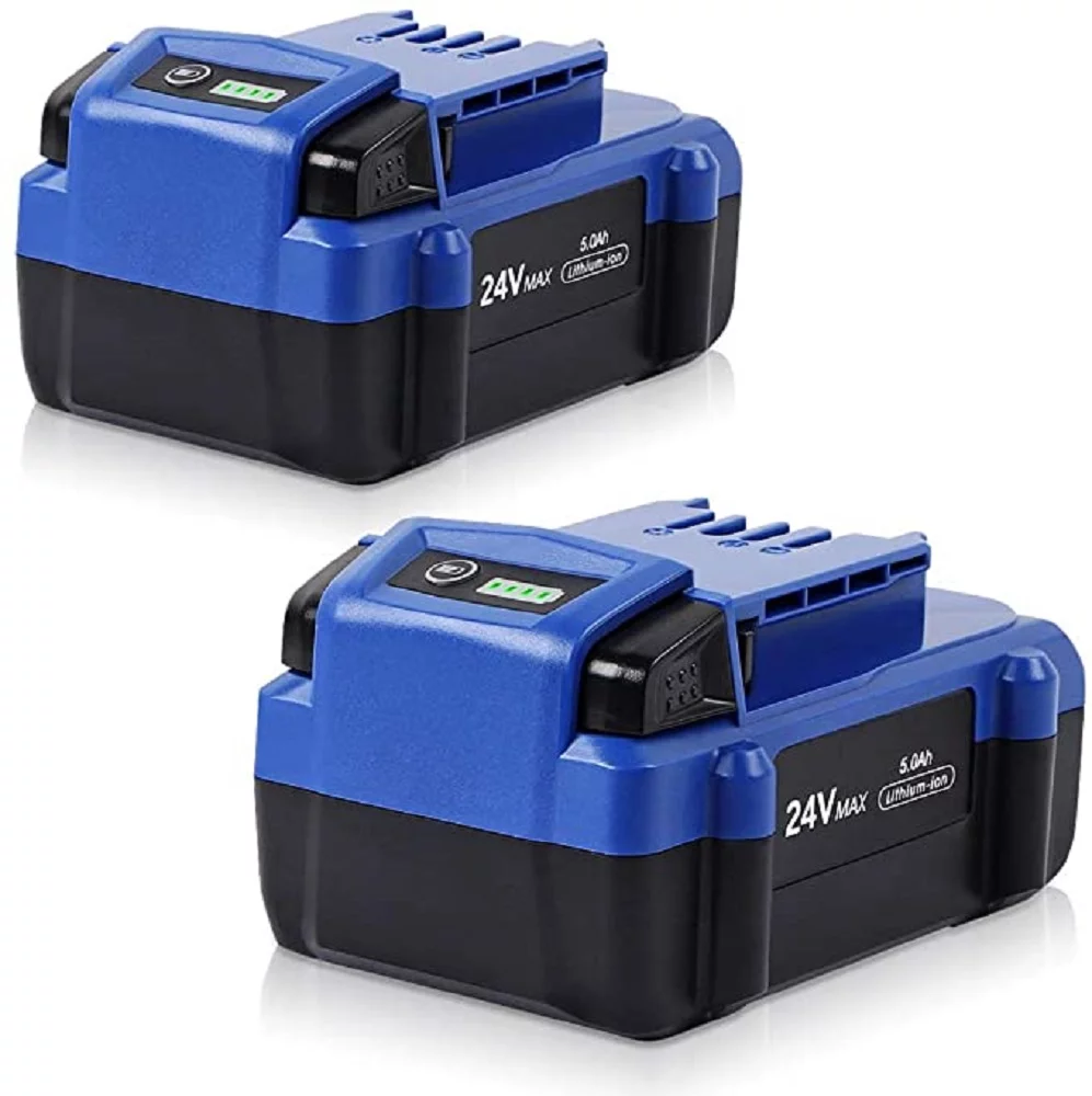 TenHutt 5.0Ah Replacement Battery for Kobalt 24V KB624-03 KB524-03 KB424-03 KB224-03 0673802 - 2Pack