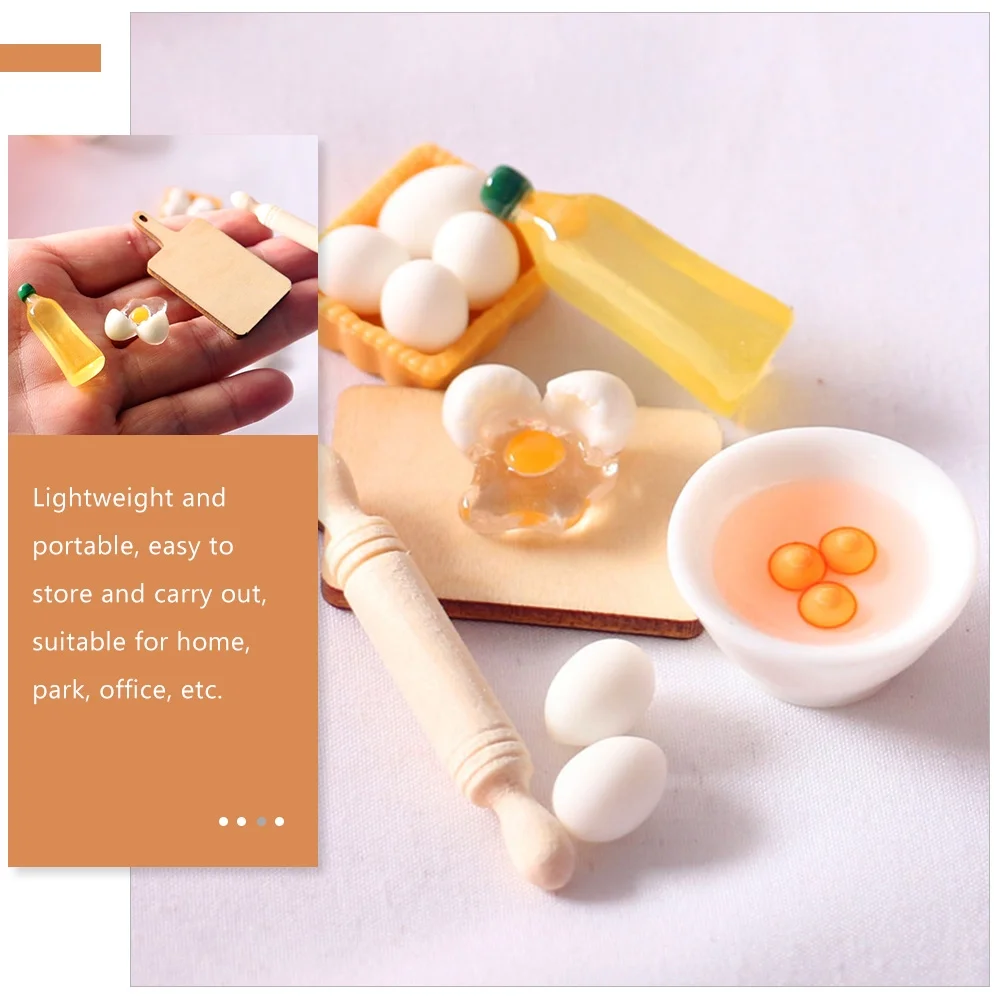 Tiny House Outdoor Toys Kids Kitchen Playset Doll Layout Artificial Utensils Tool