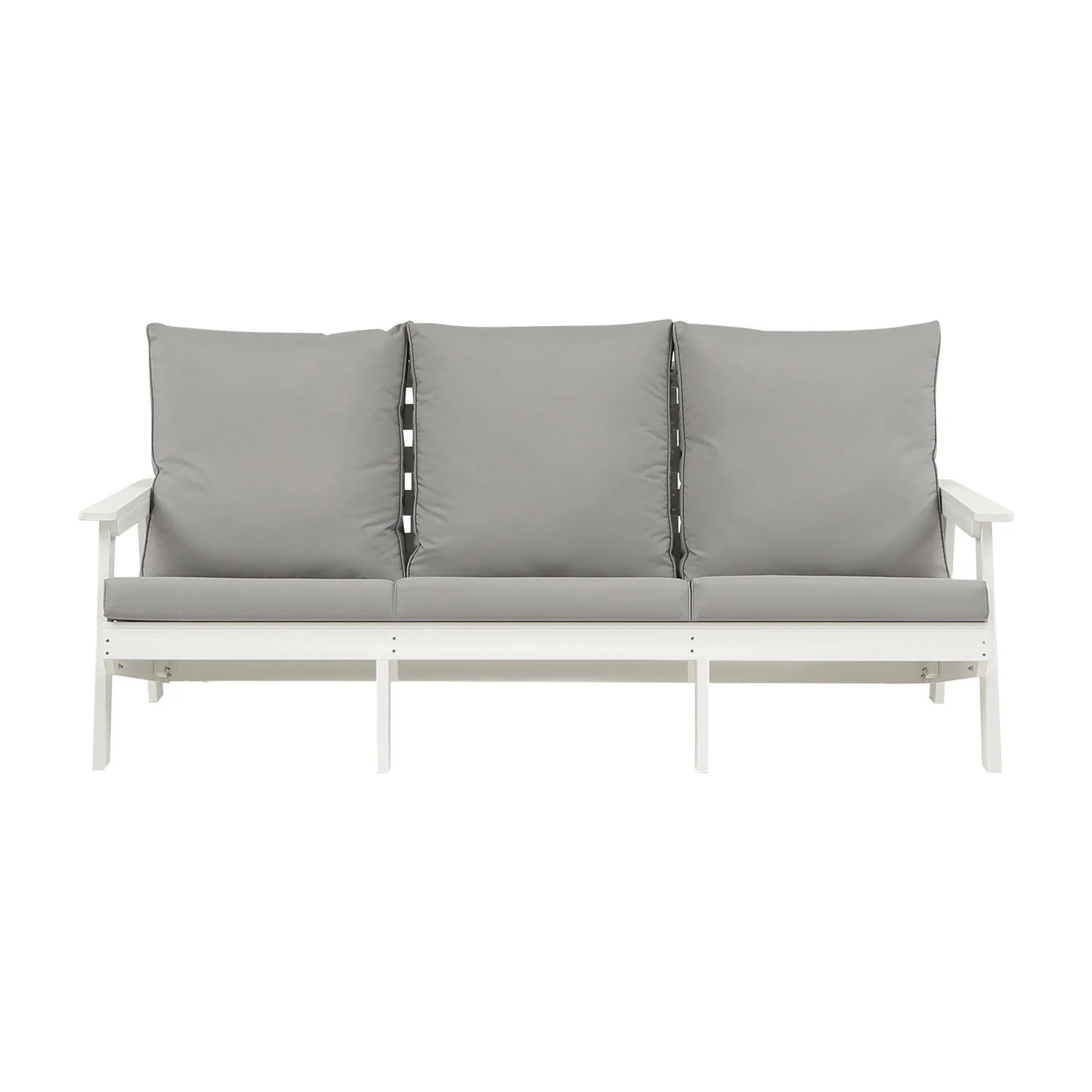 Outdoor Sofa with Cushion - 116.18 - Relax in style with our weather-resistant sofa!