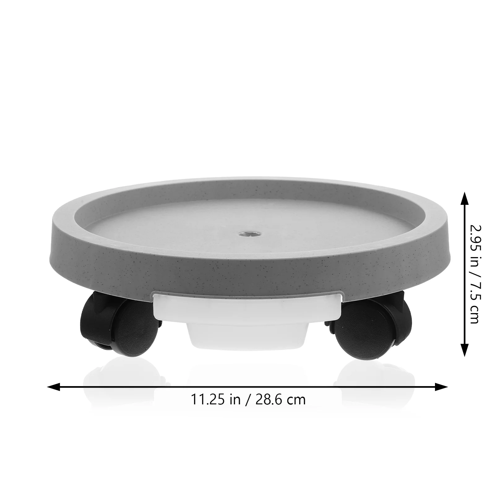 Gardening Potted Plant Tray Movable Flowerpot Tray Flowerpot Base with Water Tray