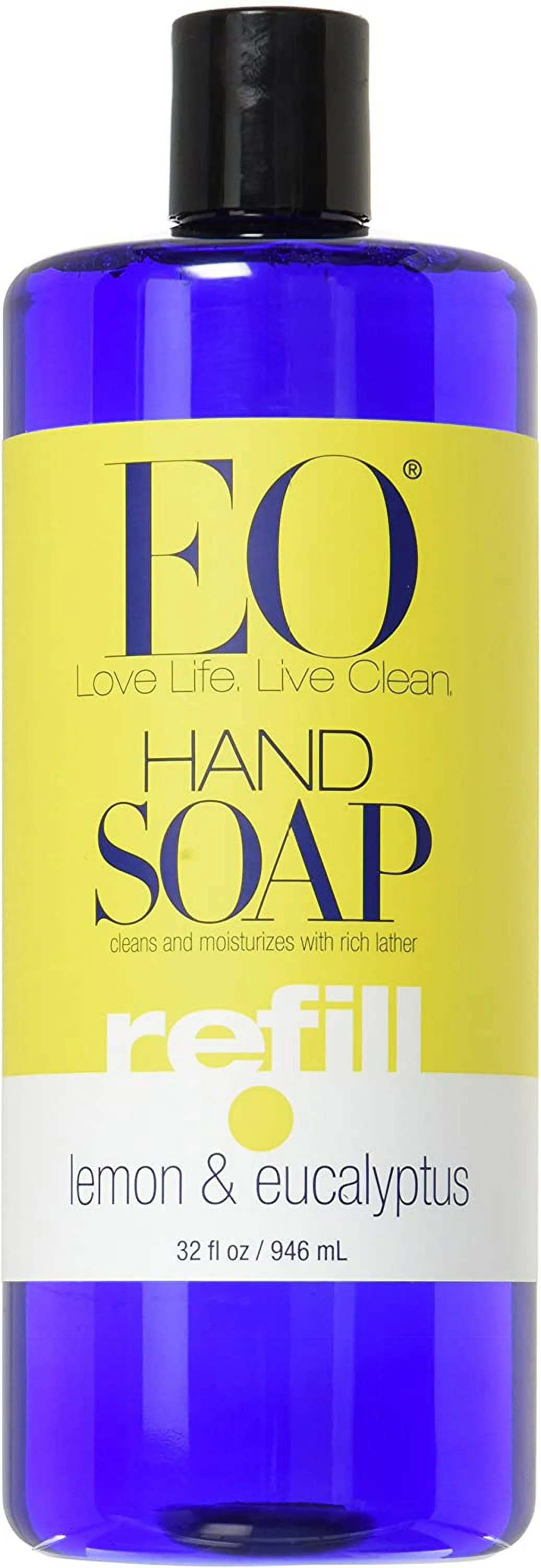 EO Hand Soap, Lemon & Eucalyptus, 32 Fl Oz