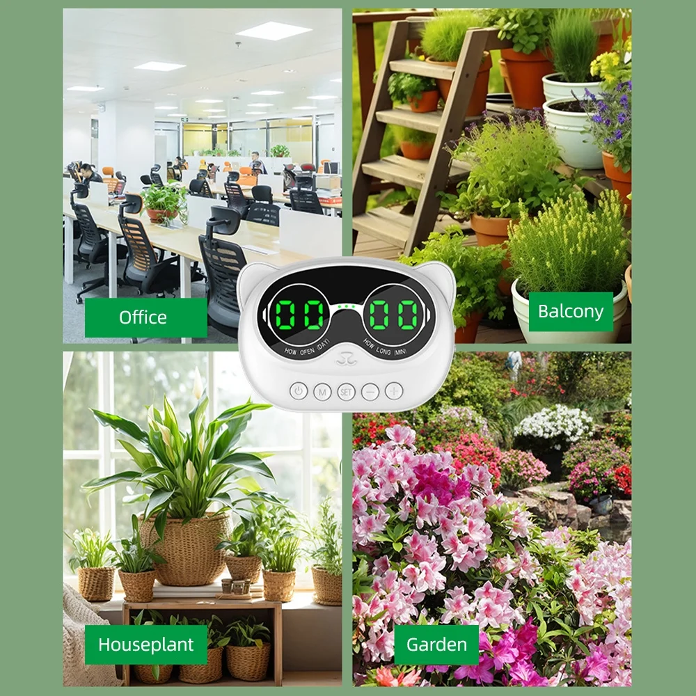 watering device,With Led 1000ml Waterproof Led Display Plant 10 Potted 1000ml Kit Plant Waterer 10 Diy Drip 1000ml Waterproof