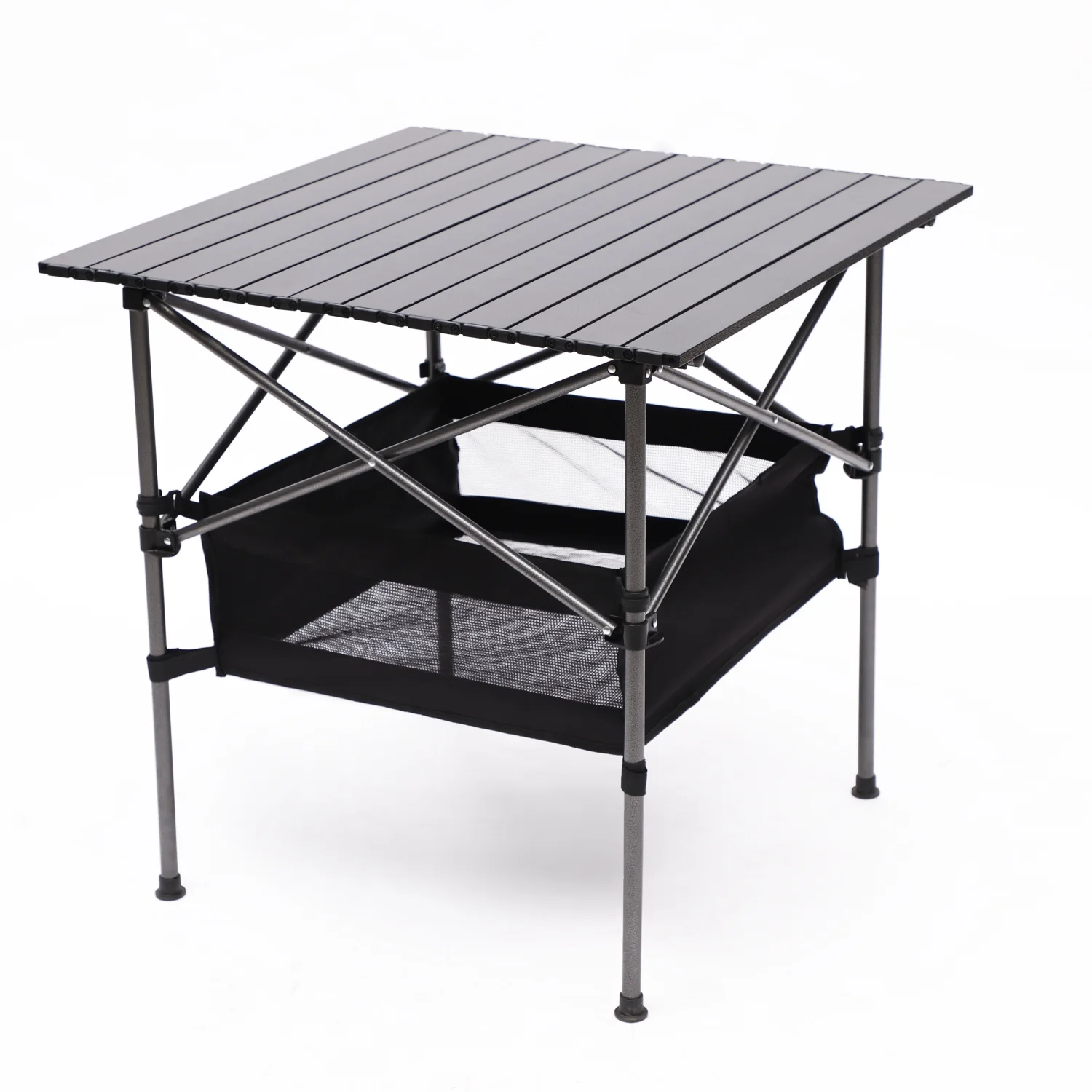 Versatile Ideal Black/Gray Folding Outdoor Table and Chairs Set - Complete Set of 3  Great for Indoor and Outdoor Use - Perfect for Beach  Backyard BBQs  Camping  Picnics  Patio Gathering