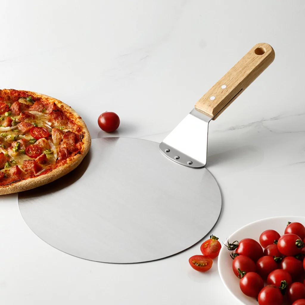 12'' Pizza Peel Paddle Shovel Baking Pizza Bread Baker Oven BBQ Spatula Tool