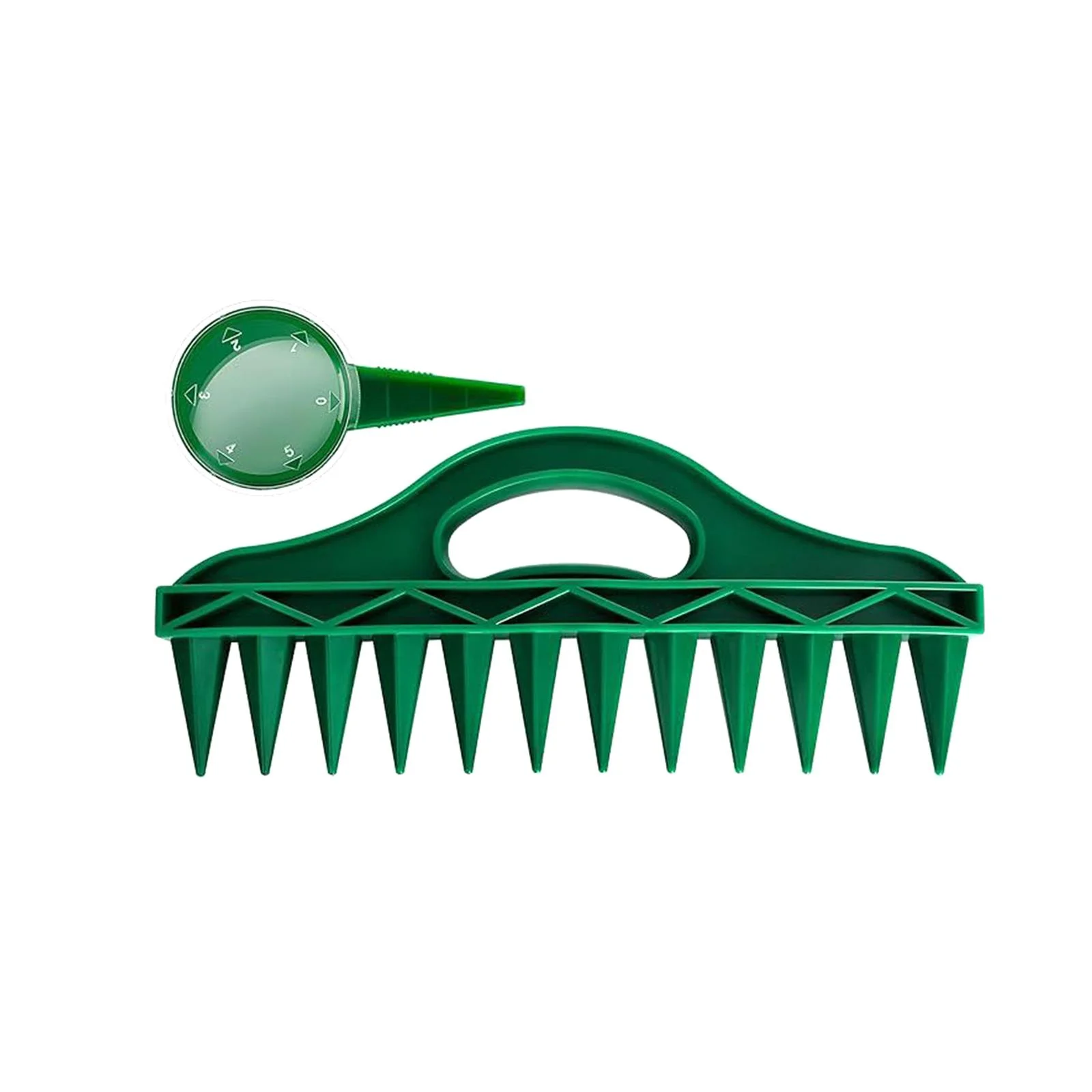 oshhnii Soil Digger Planter Horticultural Hole Puncher Sowing Dispenser Seedling Puncher 1 set