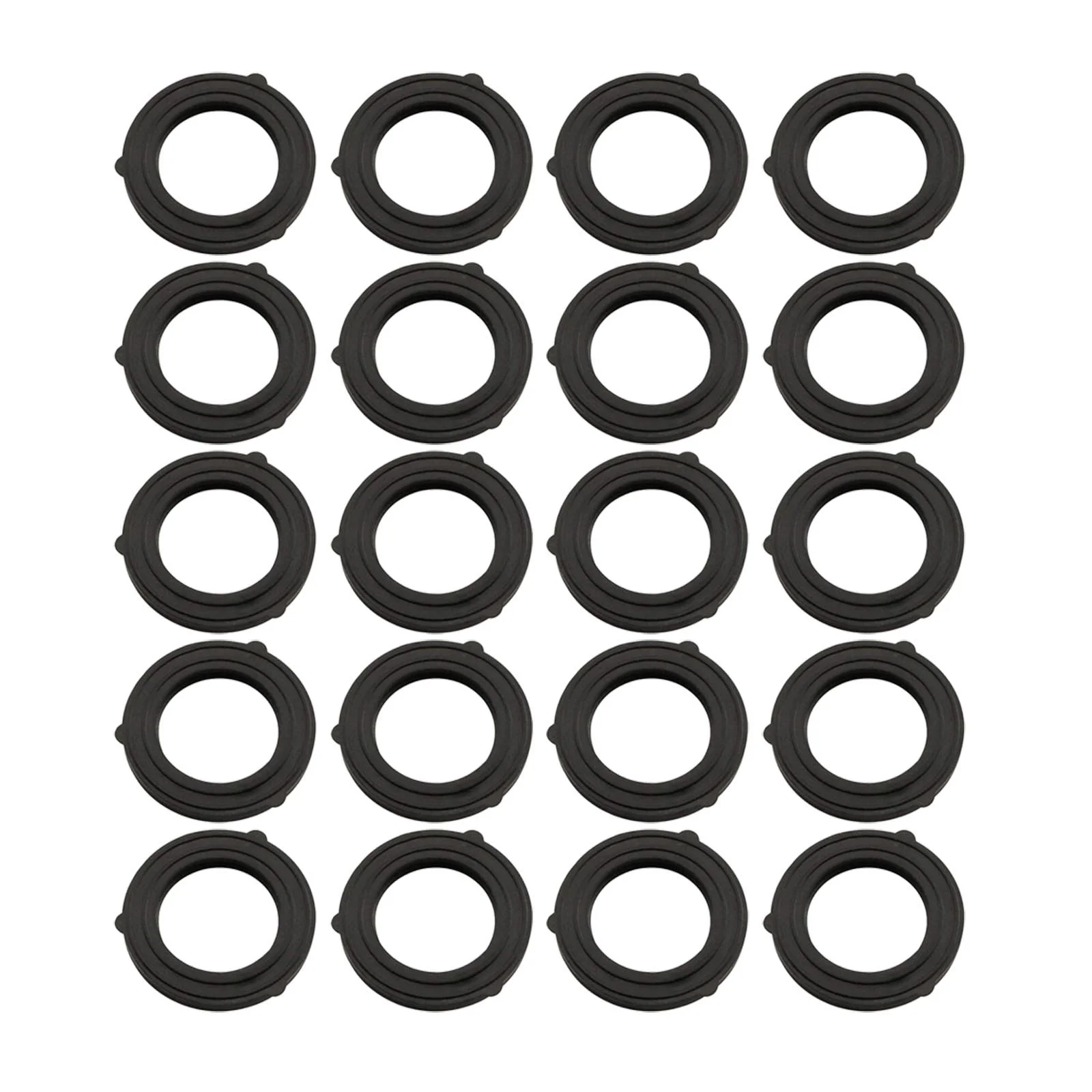 Rubber Gasket 6 Minutes Gasket 20Pcs Garden Rubber Nipple Seal Ring Joint Rubber Ring Seal Ring Bead Drill Bit Set