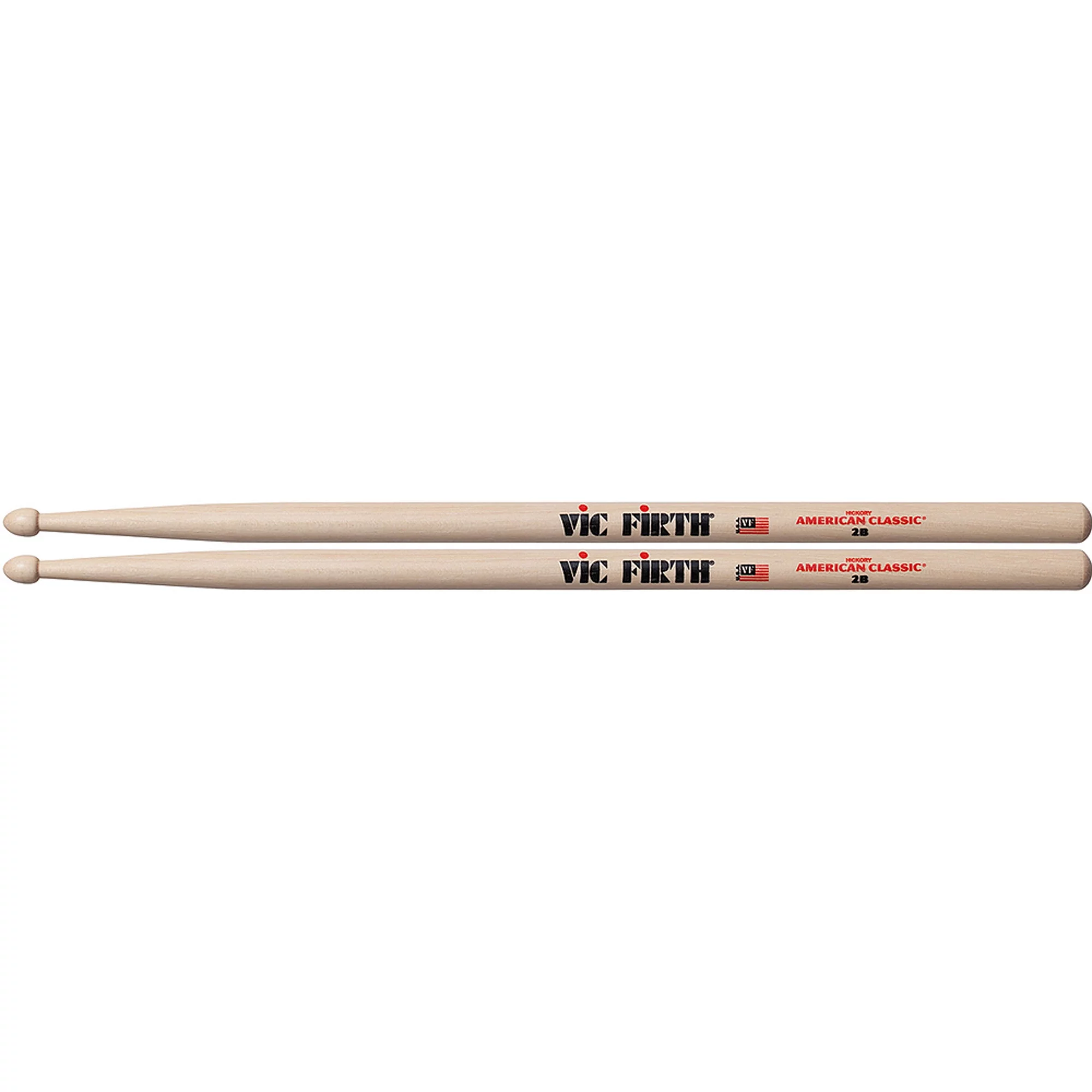 Vic Firth American Classic 2B Wood Tip Drumsticks