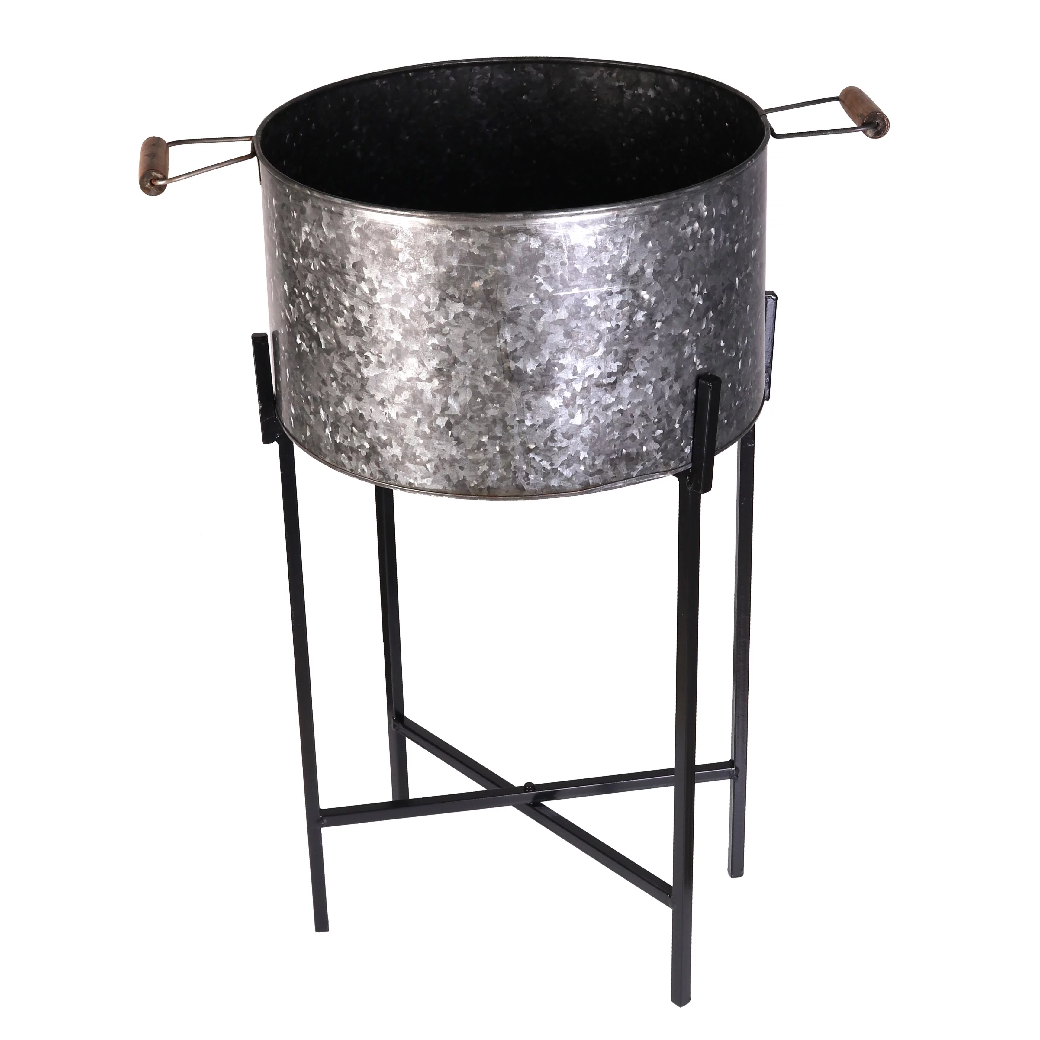 Gibson Large Metal Pot Planter