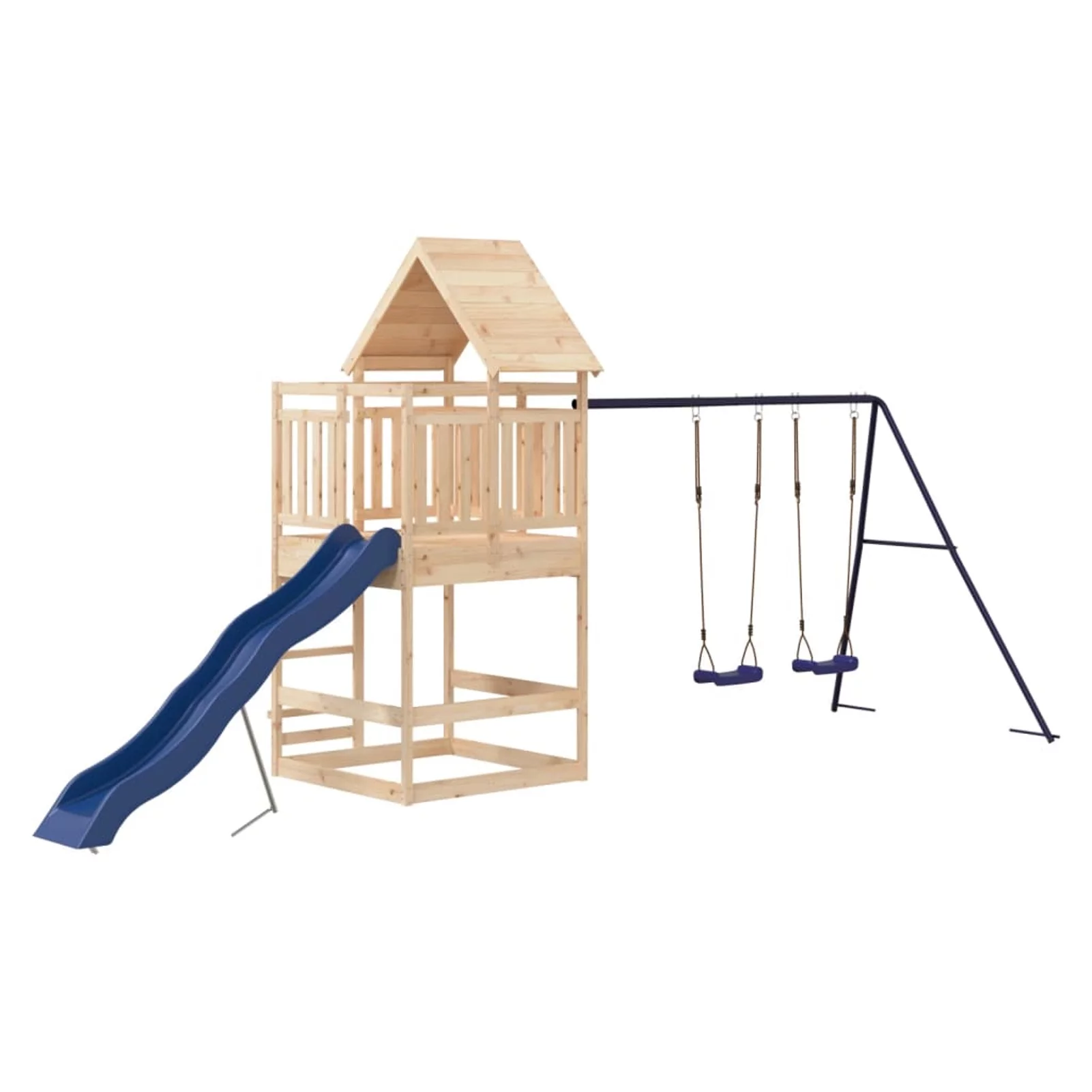 Aibecy Playset Solid Wood Pine