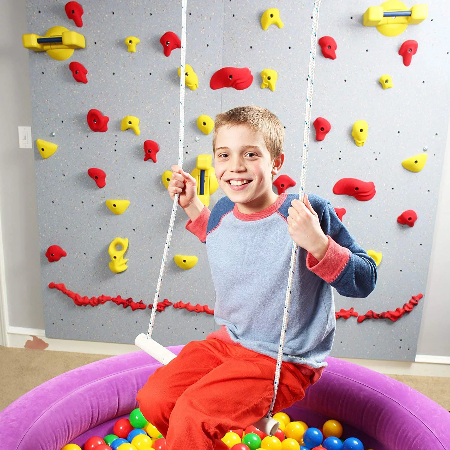 Adjustable Double Trapeze Bar Swing