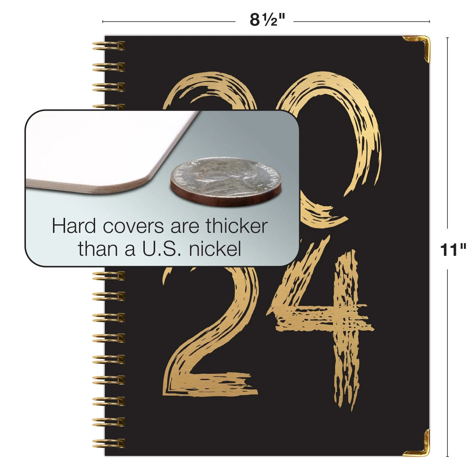 Hardcover CY 2024 Fashion Planner - 8.5