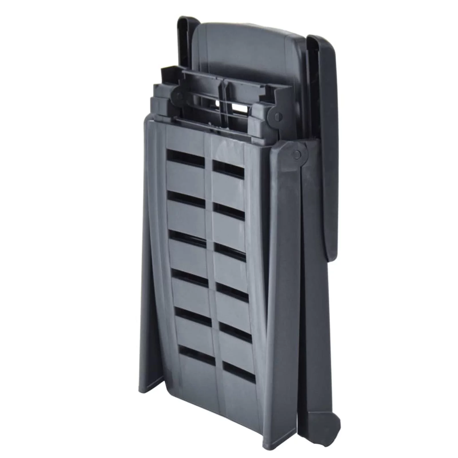 Carevas Folding Sun Lounger Anthracite