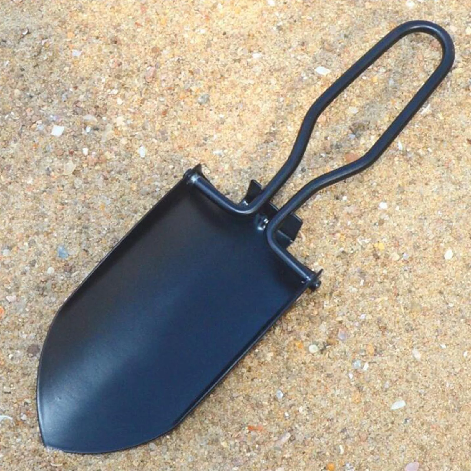 kesoto 5xMini Garden Spade Shovel Gardening Planting Tool Folding Portable Black