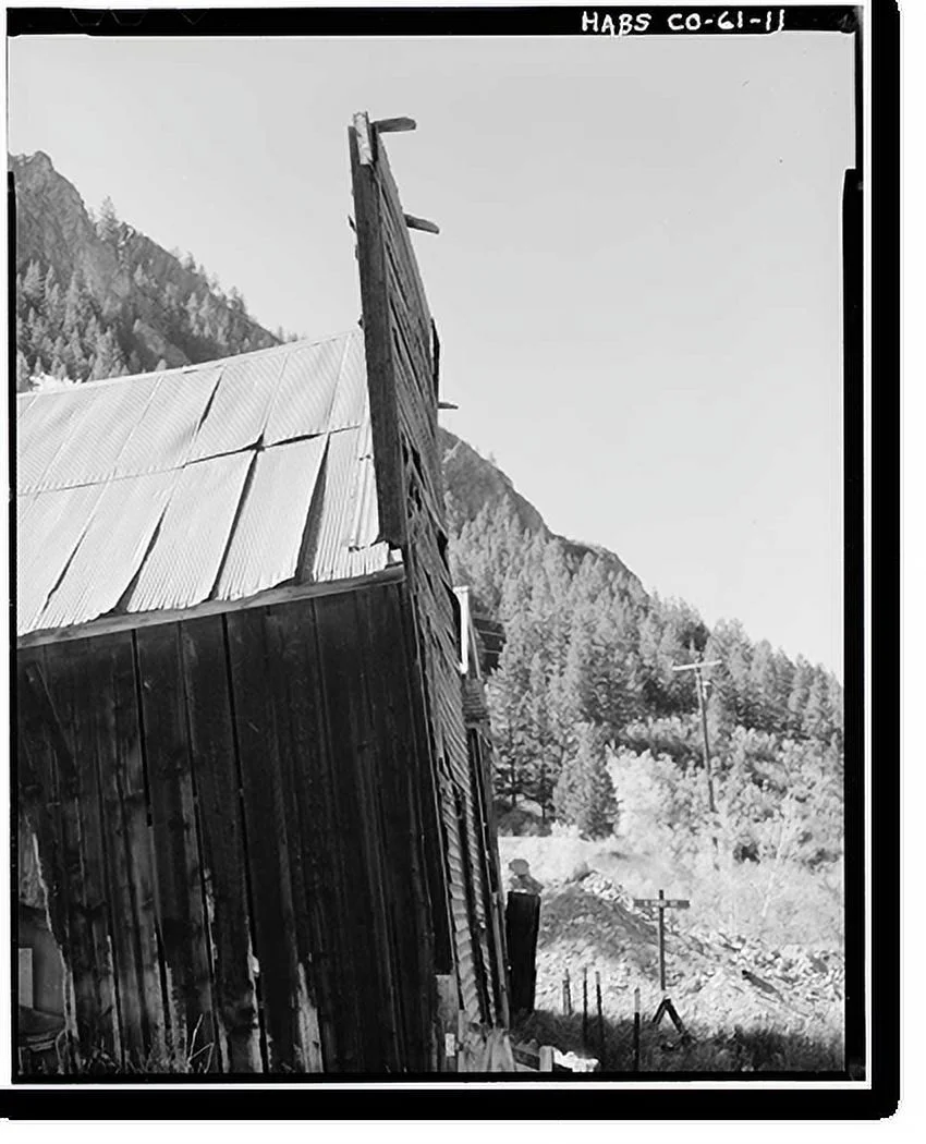 Historic Framed Print, Aspen Lumber Company Building, 100 West Cooper Street, Aspen, Pitkin County, CO - 11, 17-7/8