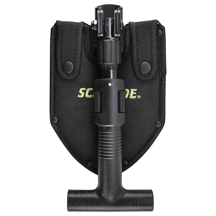 Schrade SCHSH1 Collapsible Shovel 1055 High Carbon Steel, Polyester