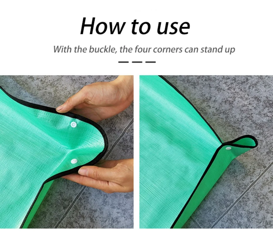 50cm-100cm Garden Mat PE  Soil Change Mat Waterproof Thickening Flowerpot Bonsai Plants Operation Garden Tools Supplies