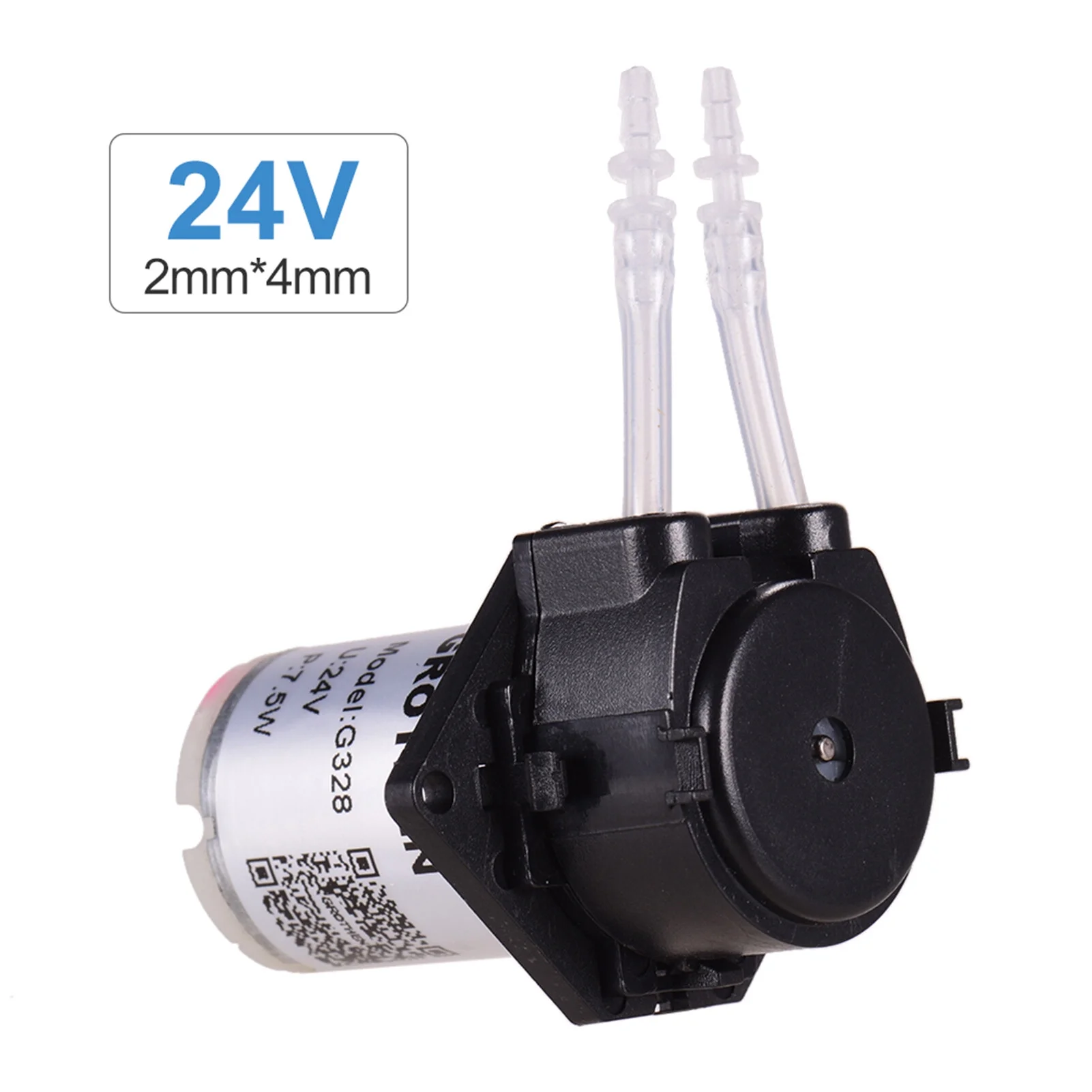 GROTHEN Peristaltic Pump,Additives Flat Panel Head Function Lab Chemical Additives Flat24v Pump Peristaltic Tube Head Function Lab Chemical Peristaltic Pump Flat Panel Style Pump Water Liquid