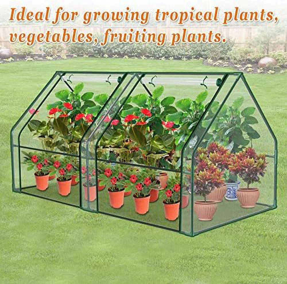Mini Greenhouse Outdoor Plant Gardening Greenhouse Flower House (PVC, 72
