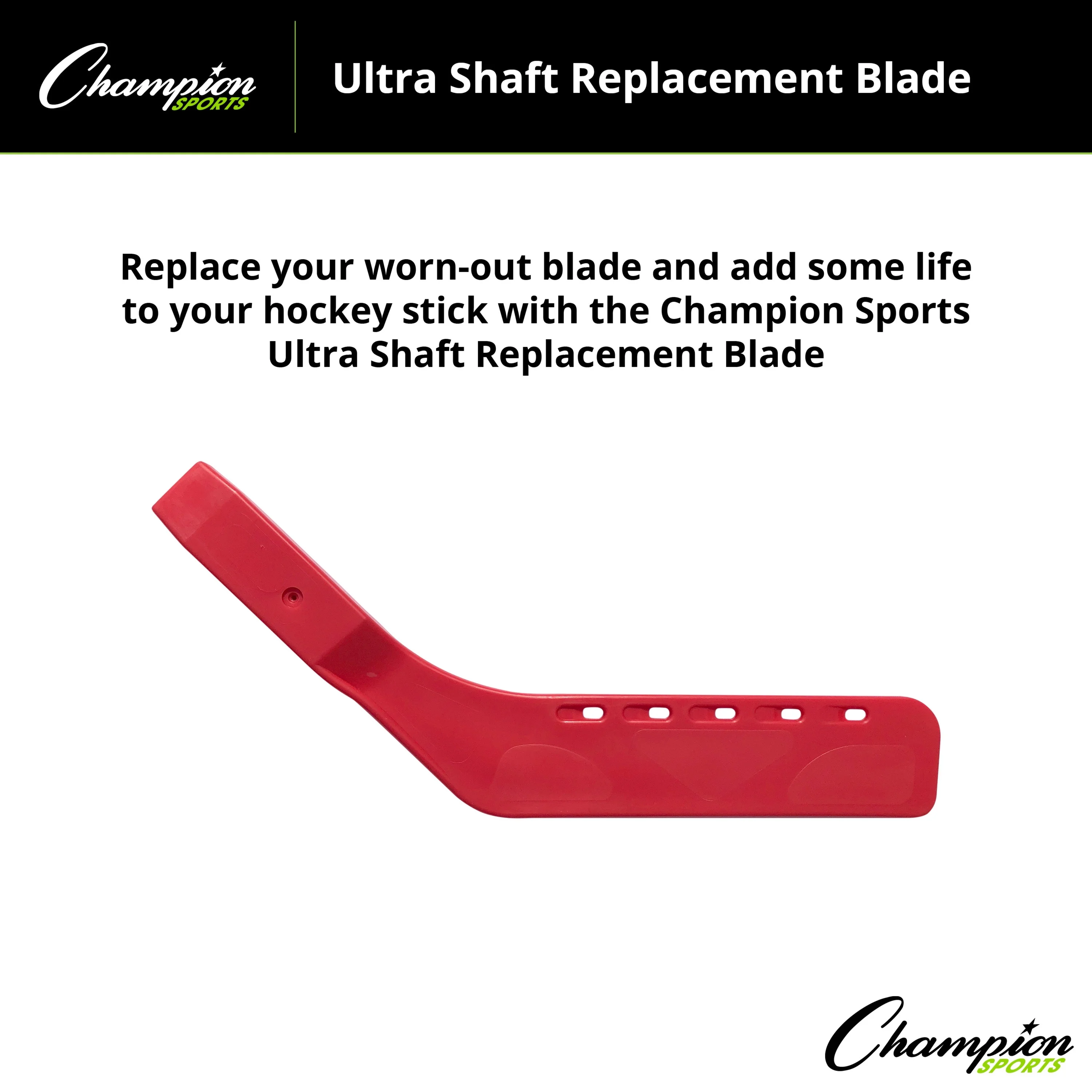Champion Sports Red Replacement Blades