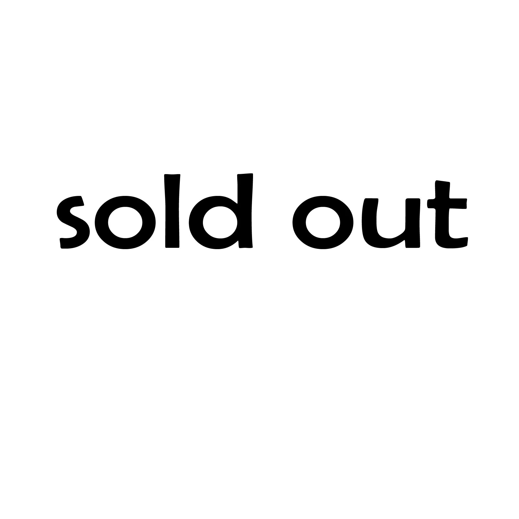 sold out