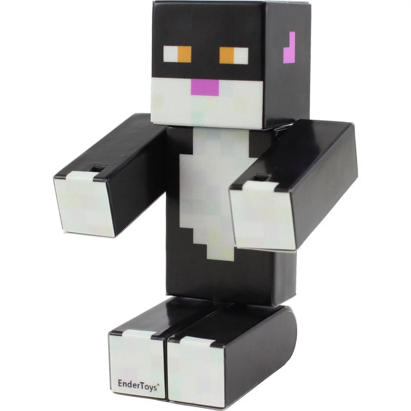 Black Cat Action Figure Toy, 4 Inch Custom Series Figurines by EnderToys