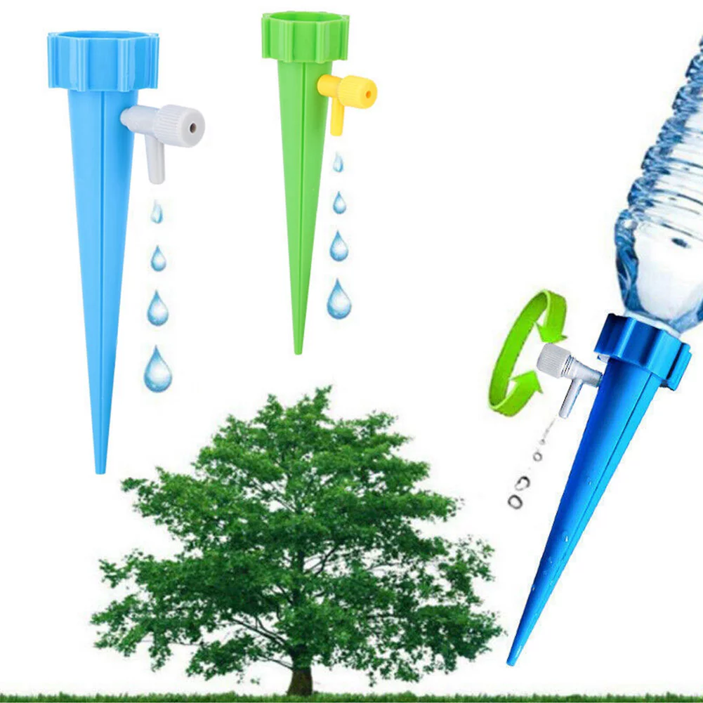 Adjustable Irrigation Tool 6PCS Garden Plant Self Watering Adjustable Stakes Automatic Spikes Irrigation System Tool