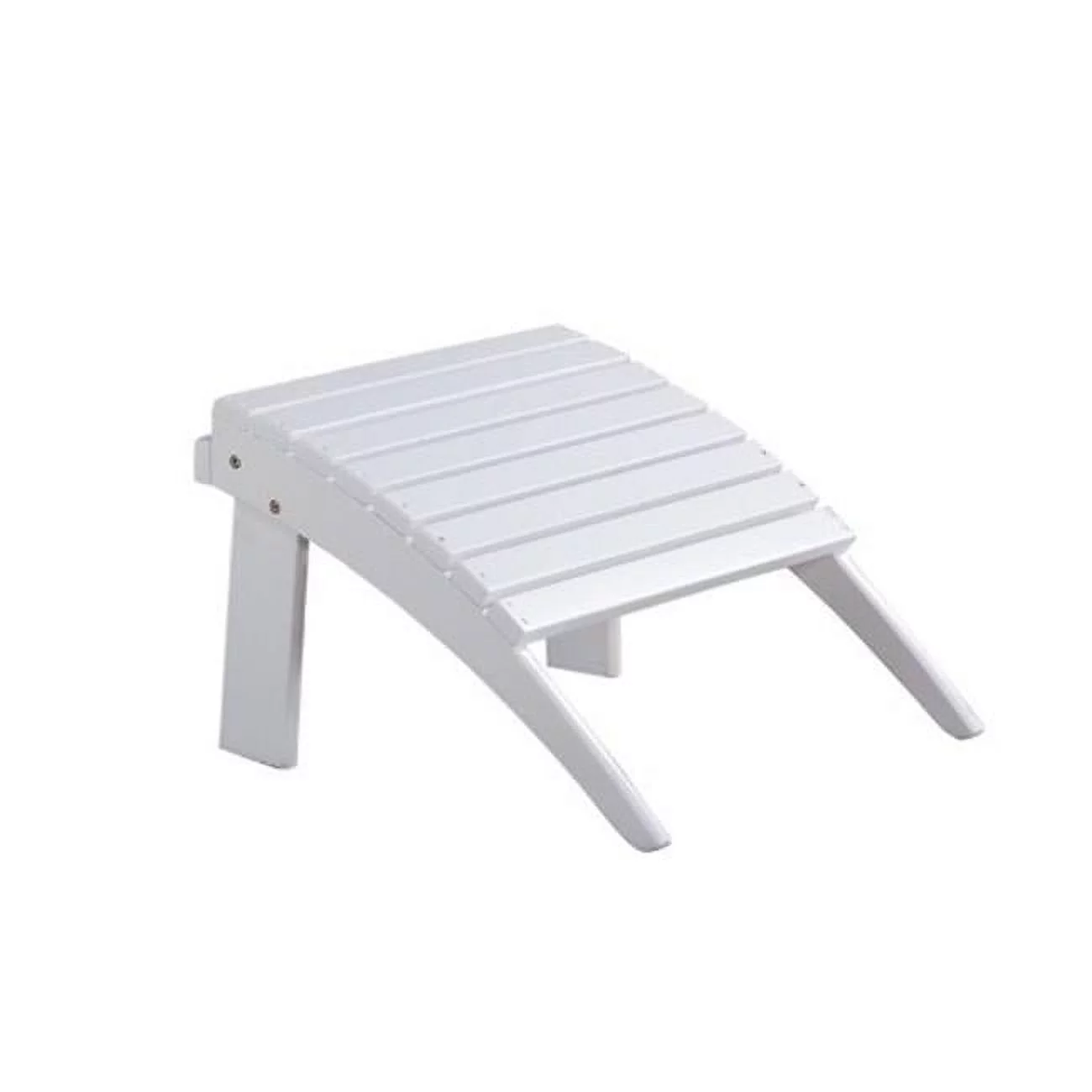 Linon Home D-cor  White Adirondack Ottoman - White