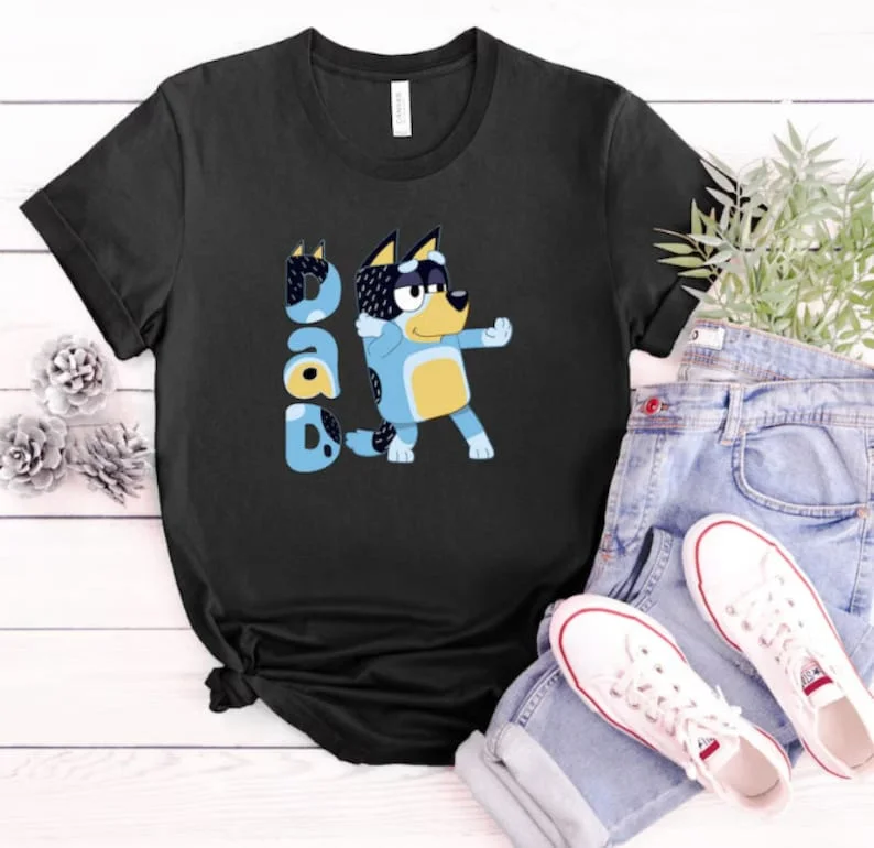 Bluey Family Shirt, Bluey Mom Shirt, Bluey Dad Shirt, Bluey Era Shirt, Bluey Cartoon Shirt, Bluey Birthday Party Shirt, Mother's Day Shirt